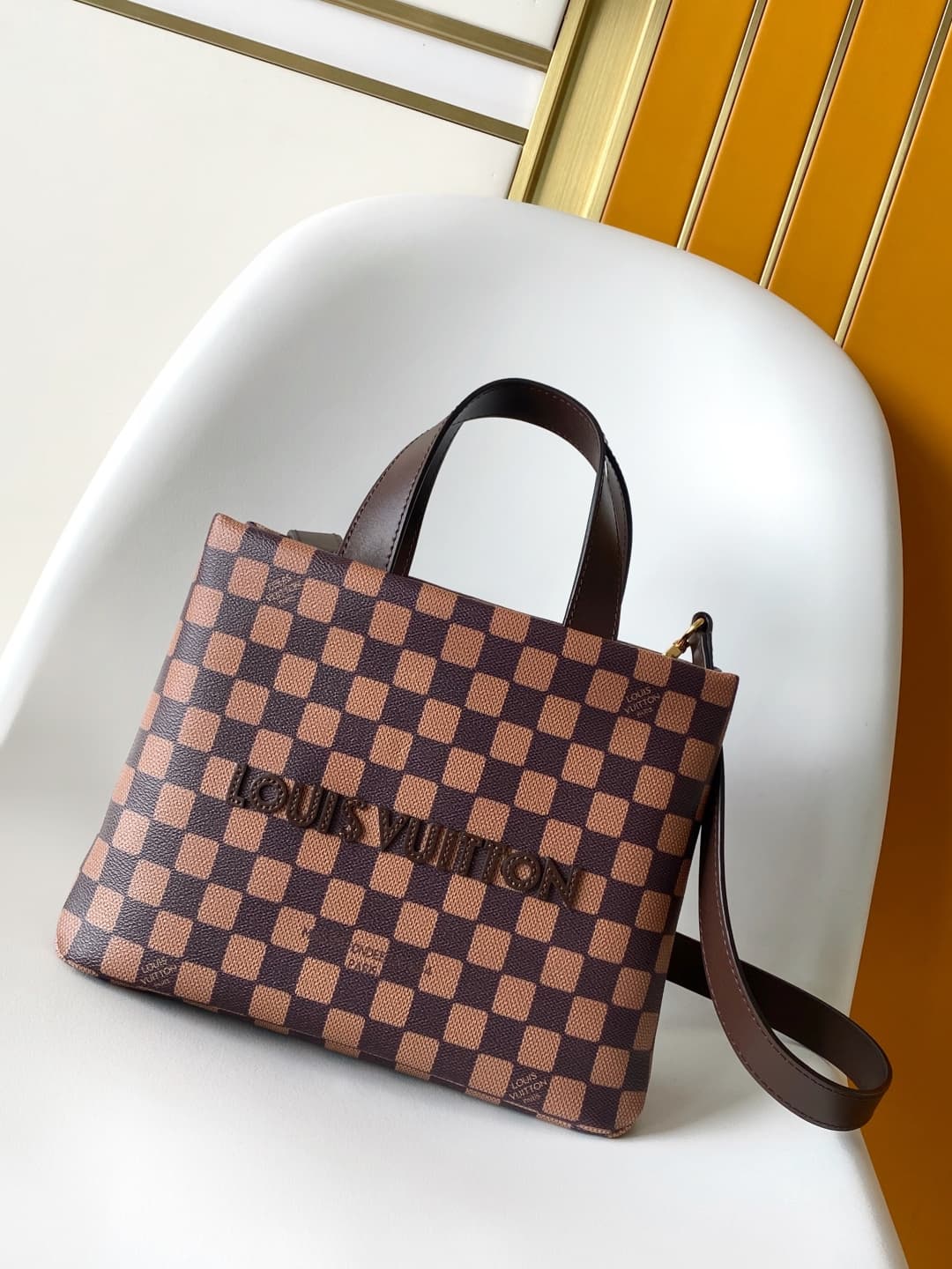 Louis Vuitton Mini Shopper Tote Brown Damier Phriendship coated canvas N40810 High
