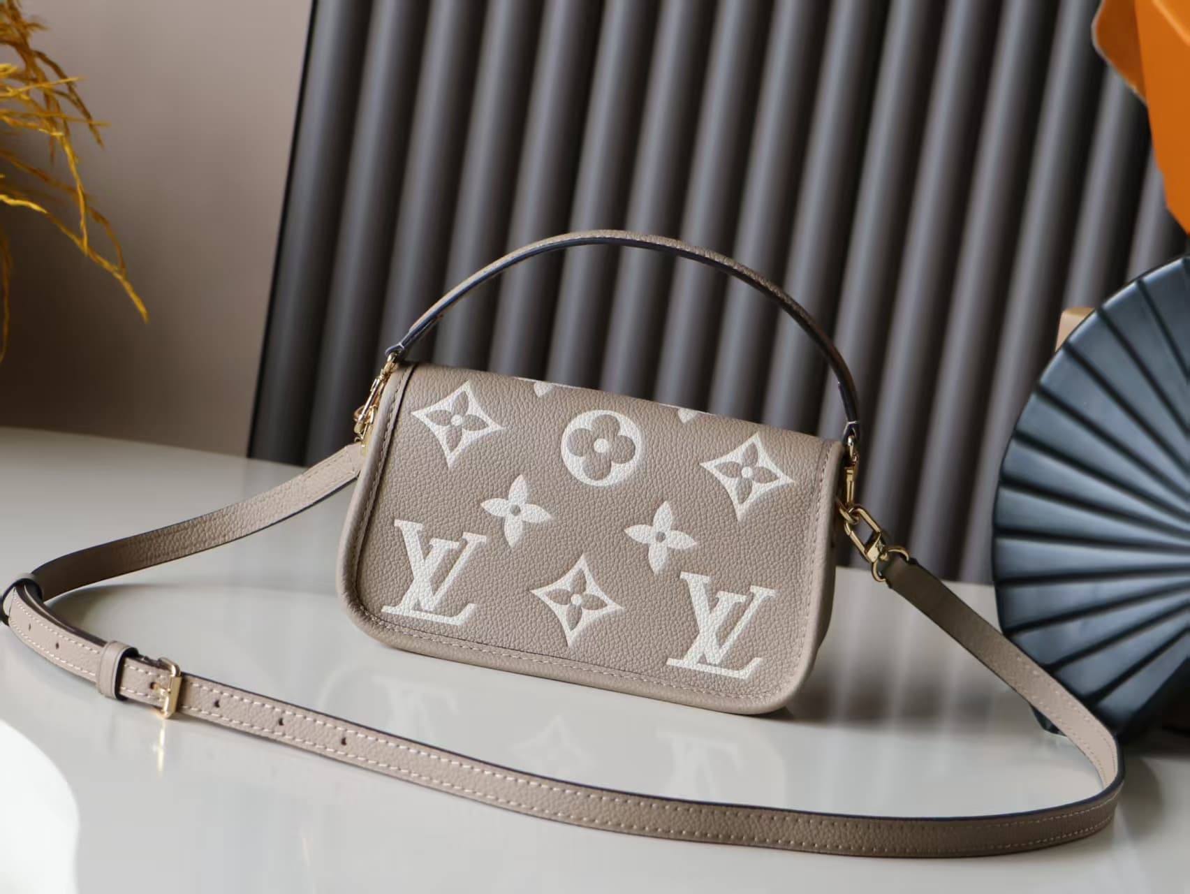 Louis Vuitton Nano Diane Monogram Empreinte embossed supple grained cowhide leather M83300 High