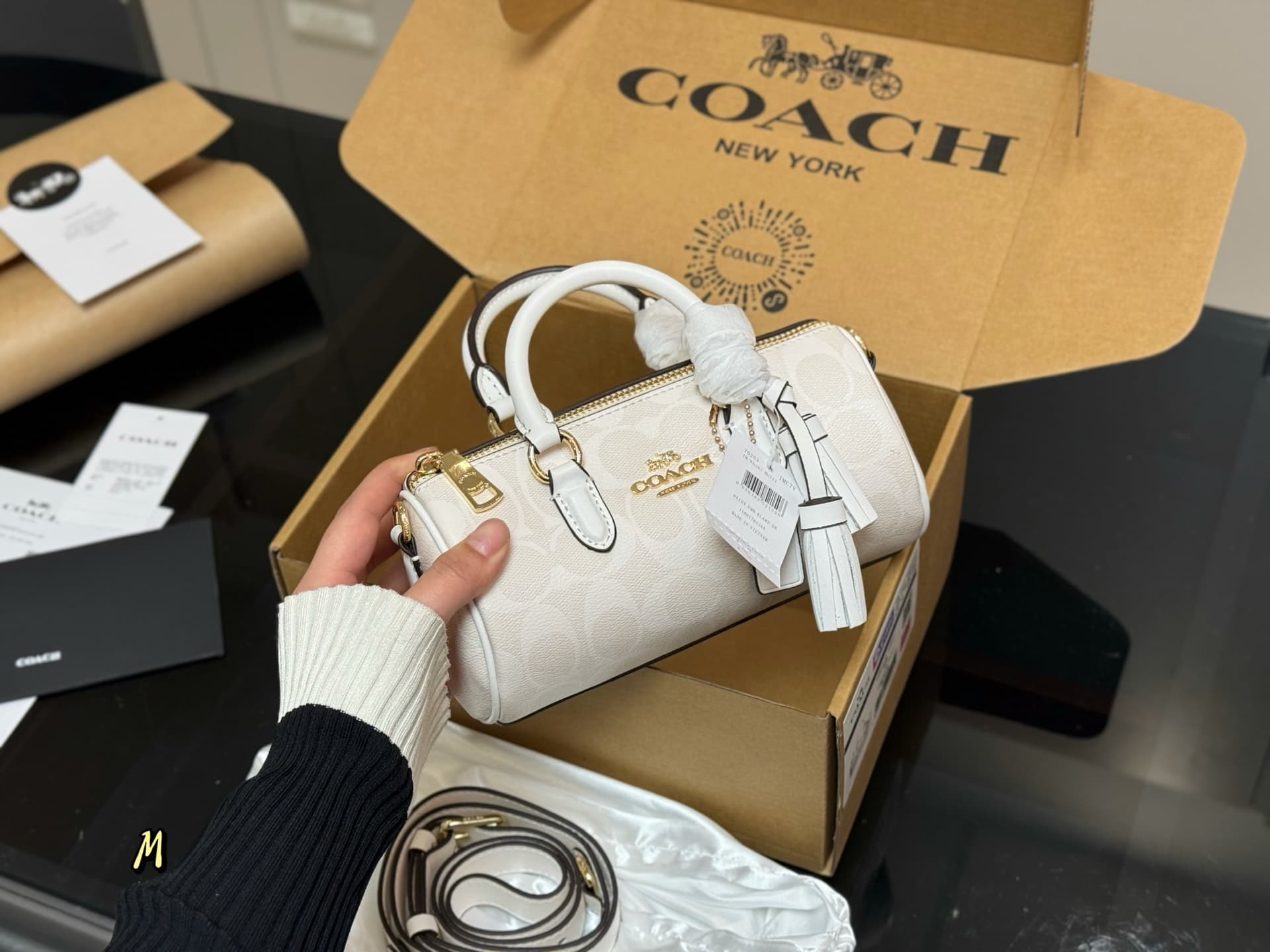 Coach Lacey Crossbody In Signature Canvas