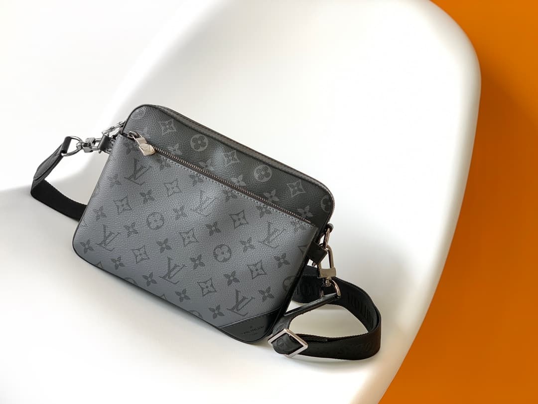 Louis Vuitton Trio Messenger Monogram Eclipse coated canvas M69443 High