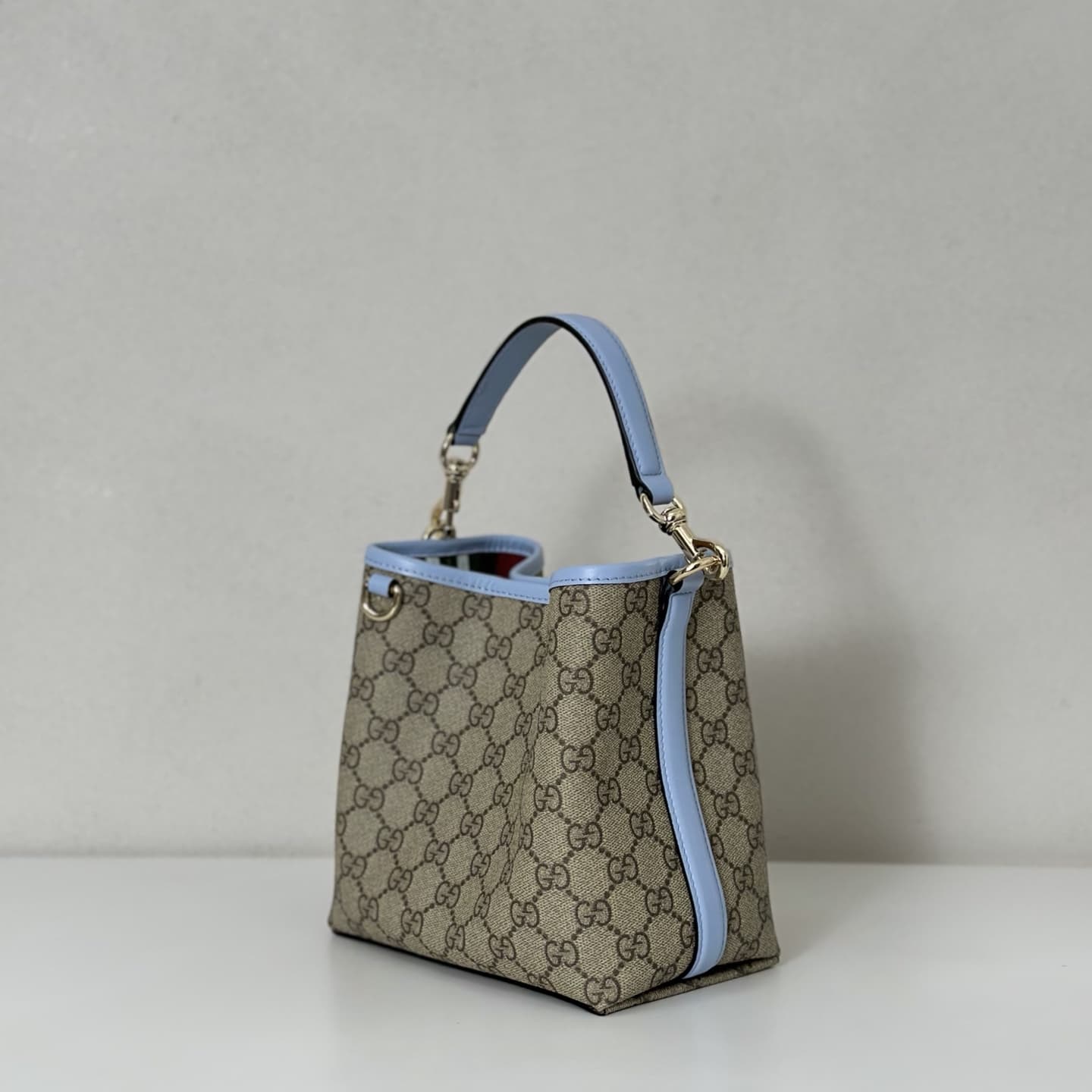 Gucci GG Emblem small bucket bag 815118 High