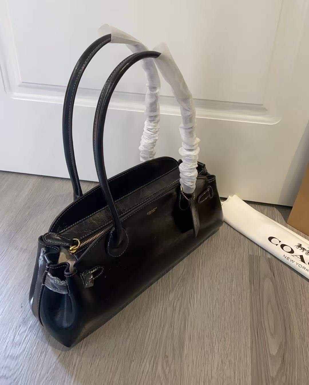 Coach Empire Carryall Shoulder Bag Black High