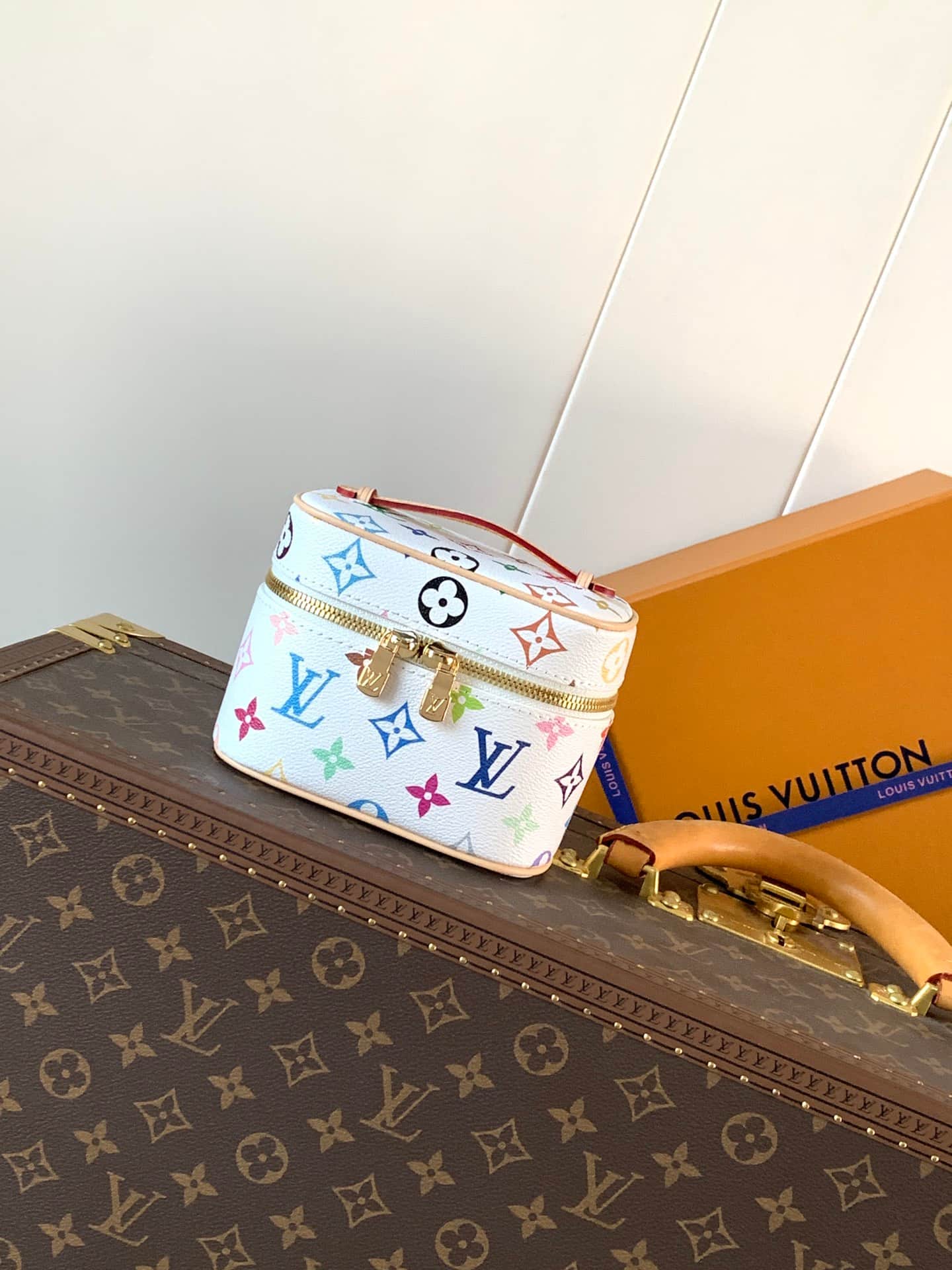 Louis Vuitton x TM Nice Nano Monogram Multicolore coated canvas M27941 High