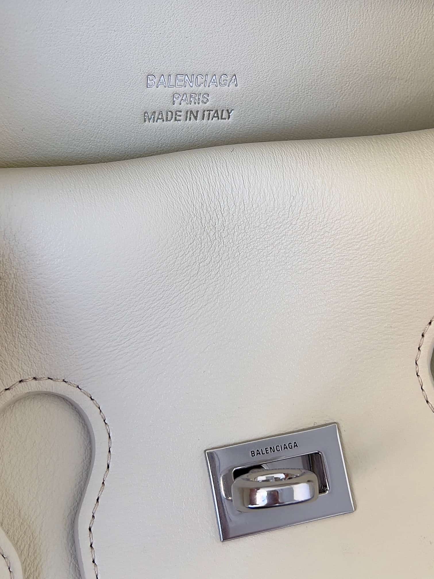 Balenciaga Bel Air Small Clutch On Strap smooth leather High