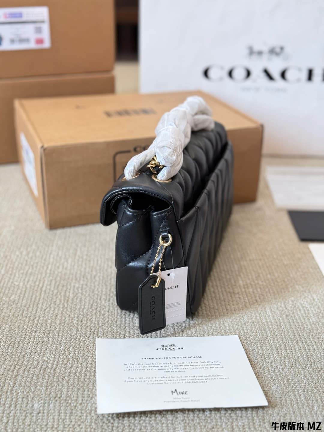 Coach Tabby Shoulder Bag 26 With Quilting