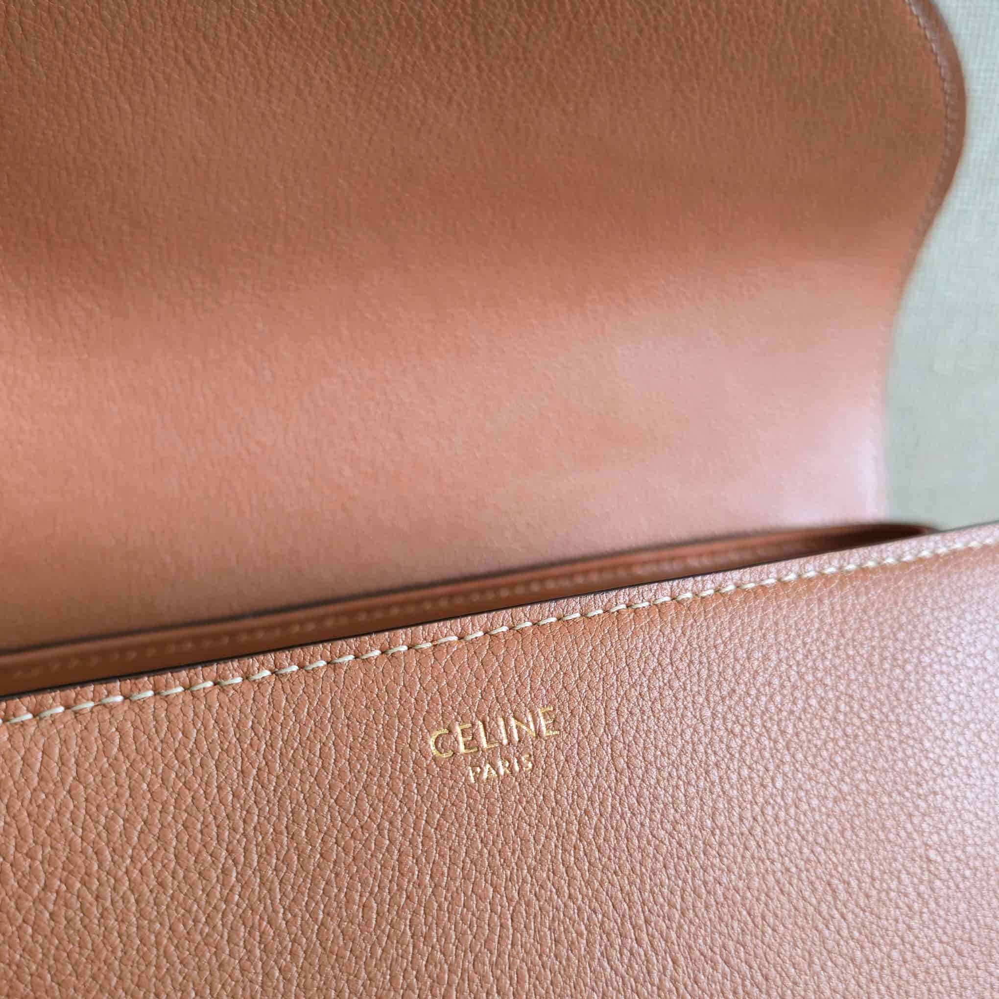 Celine Small Nino bag in Tan Supple Calfskin High