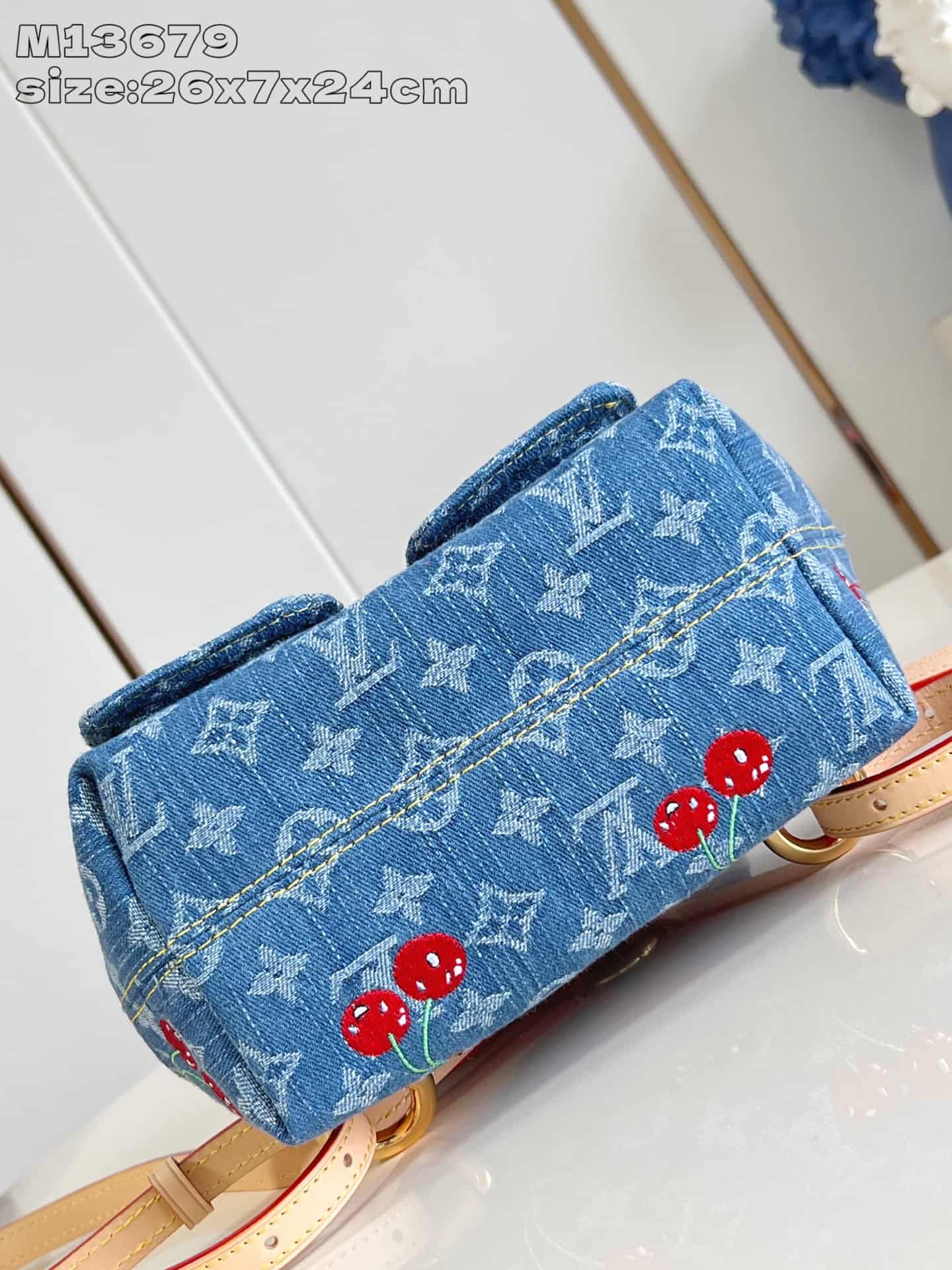 Louis Vuitton x Murakami Venice NM Monogram cherry denim M13679 High