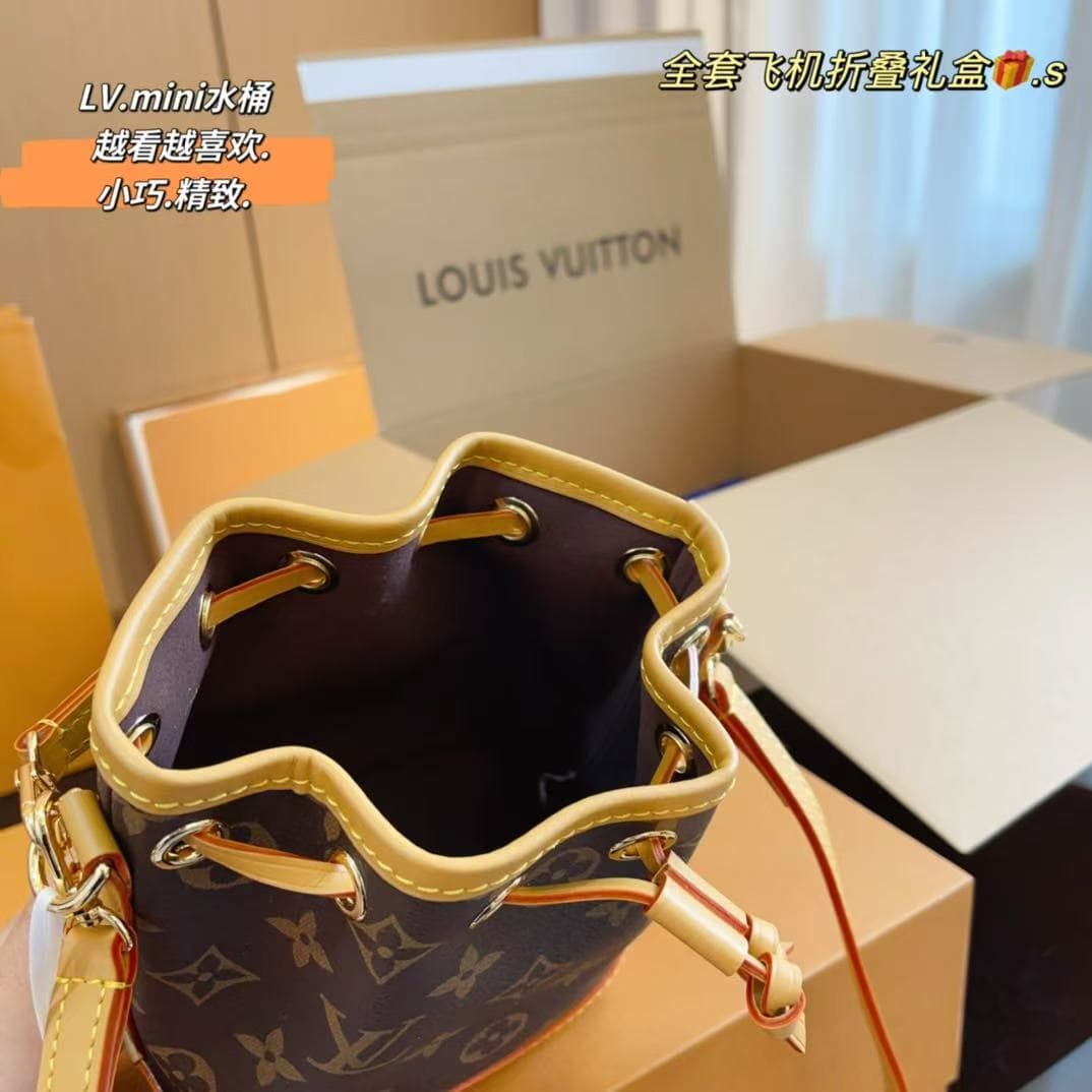 Louis Vuitton Nano Noe Bag Monogram M81266 High