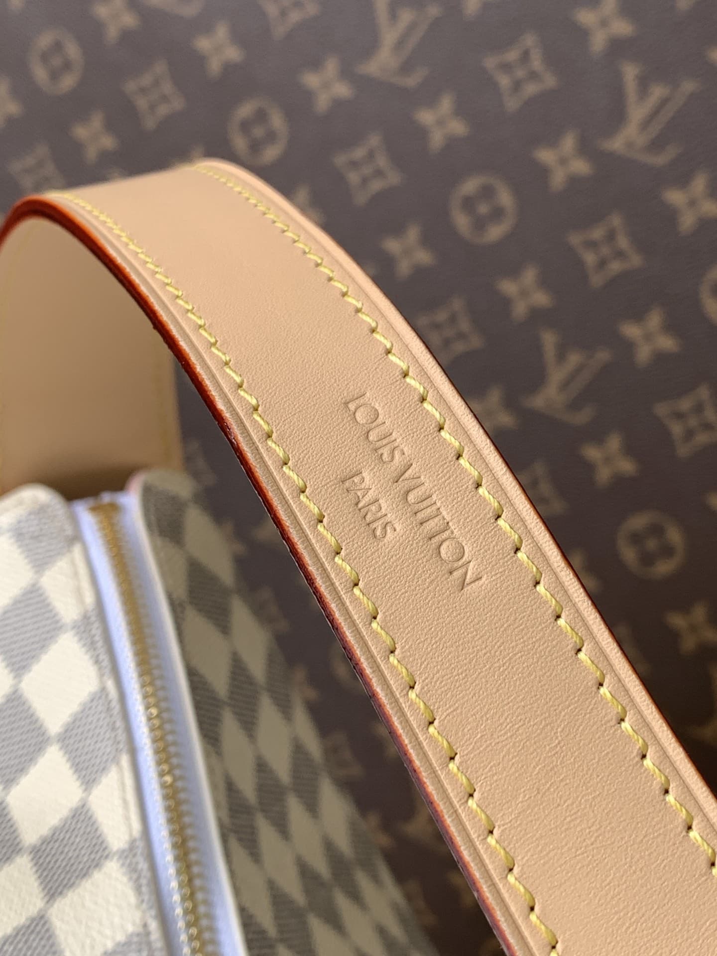 Louis Vuitton Slouchy MM Damier Azur Coated canvas N00126 High