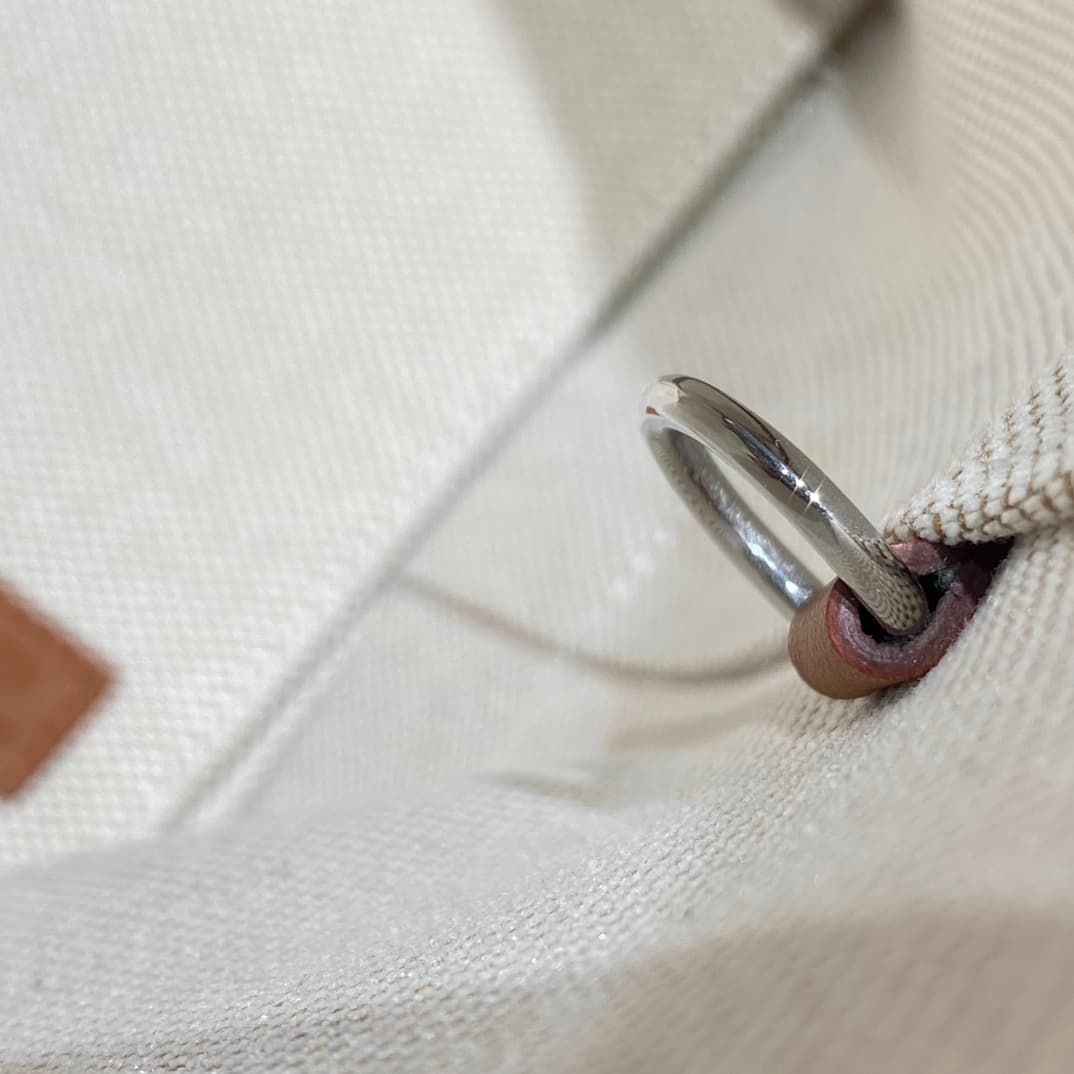 Hermes Steeple Bags Leather with Canvas WAX High
