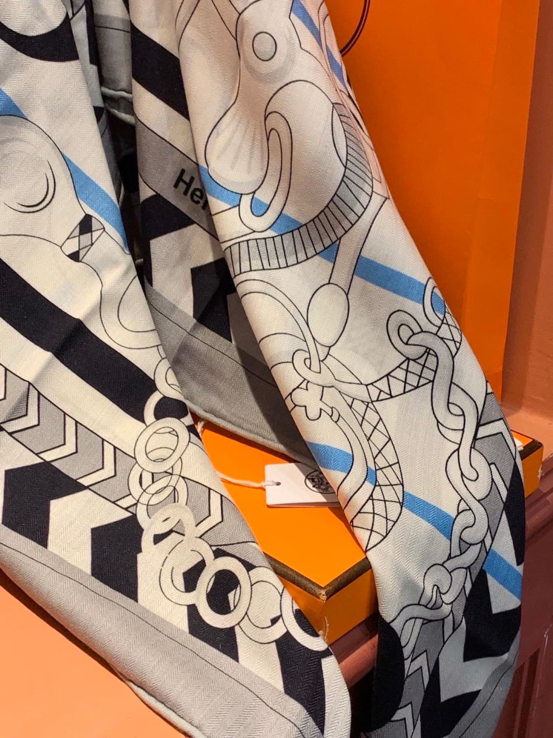 Hermes Panoplie Equestre silk scarf