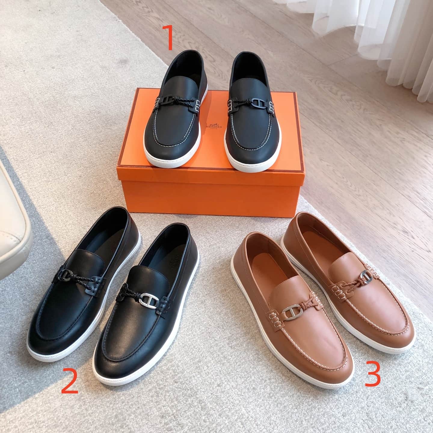 Hermes Ignacio loafer Shoes Men Women