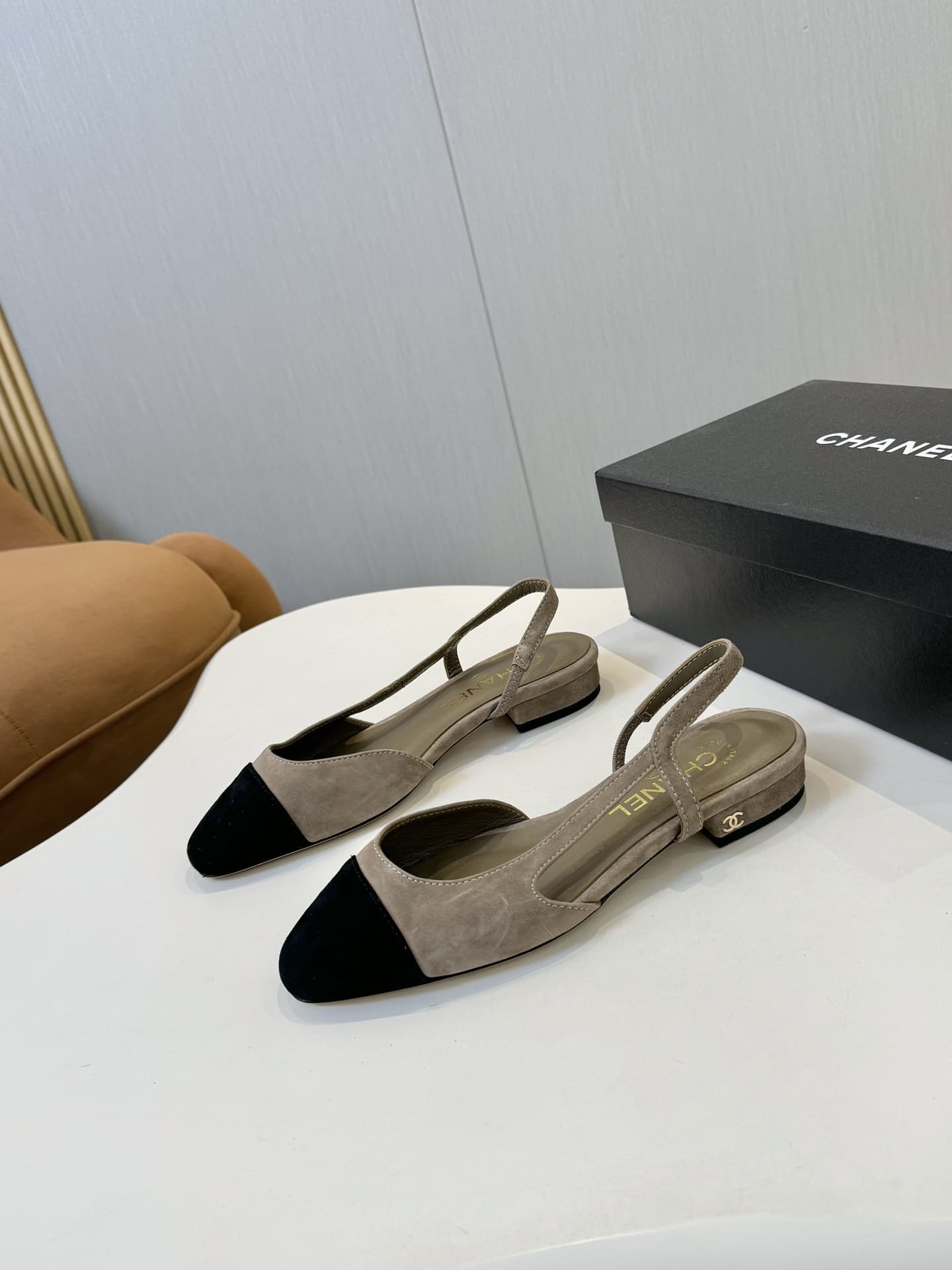 Chanel Slingback Pumps Low Women