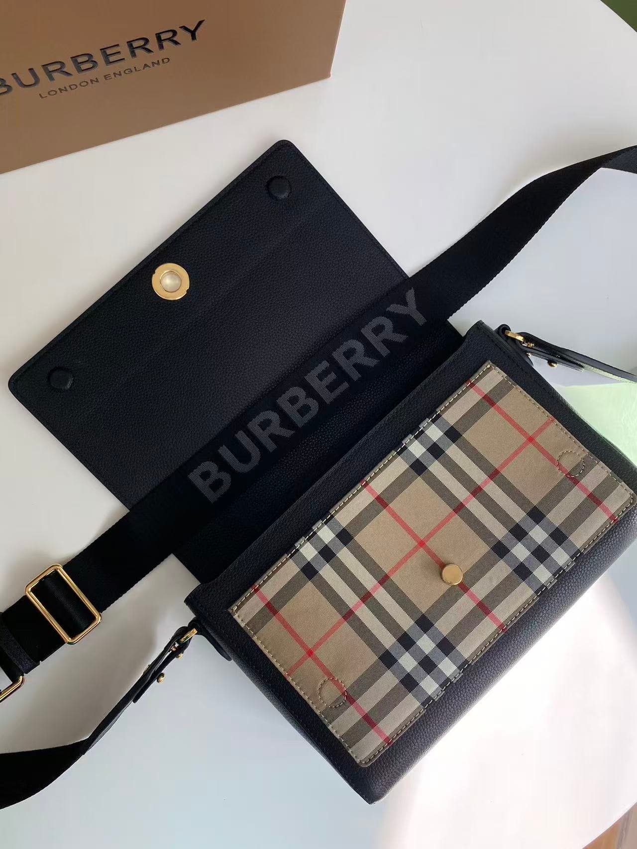 Burberry Note Bag Black High