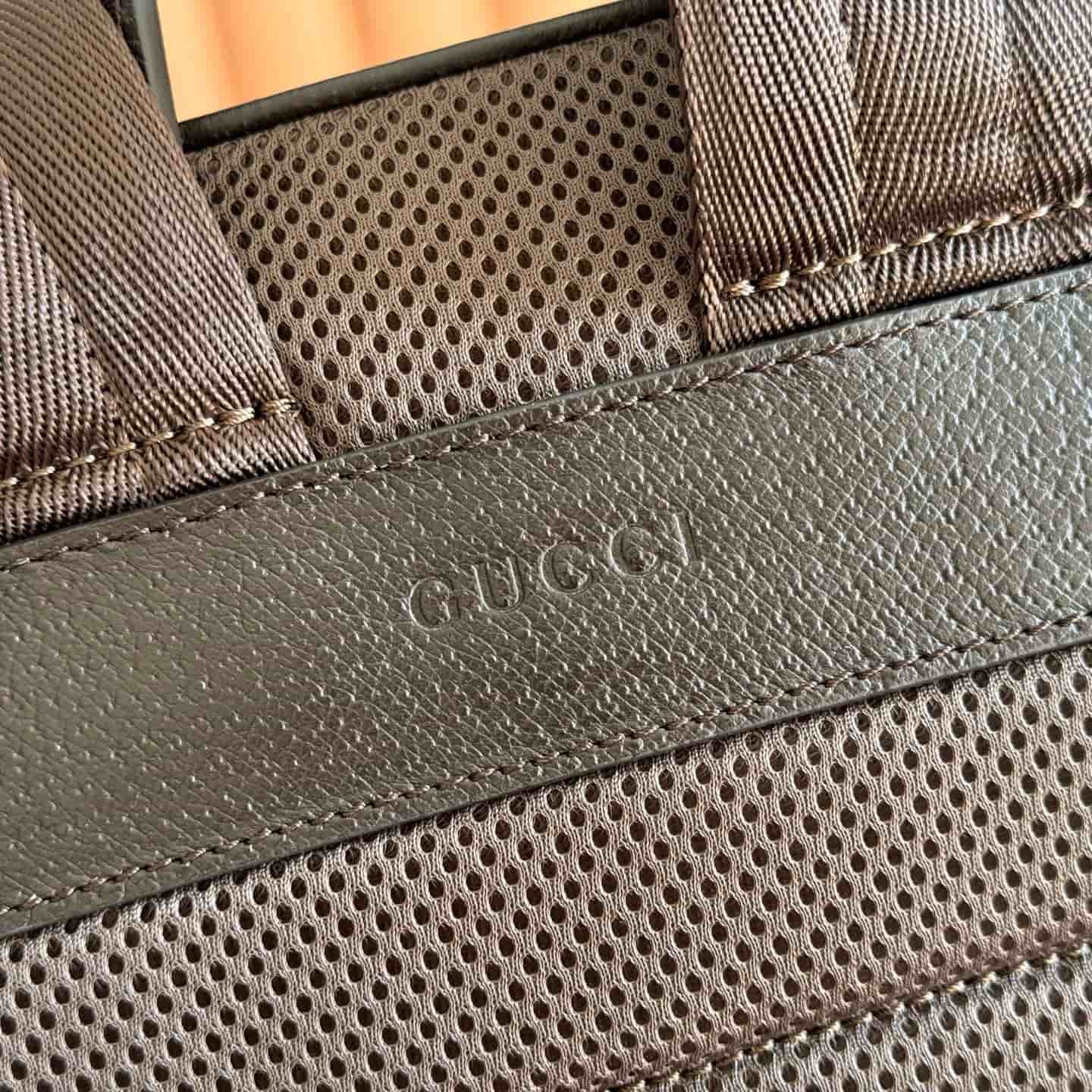 Gucci Ophidia Medium Backpack Dark Brown Lightweight Soft Suede 834466 High