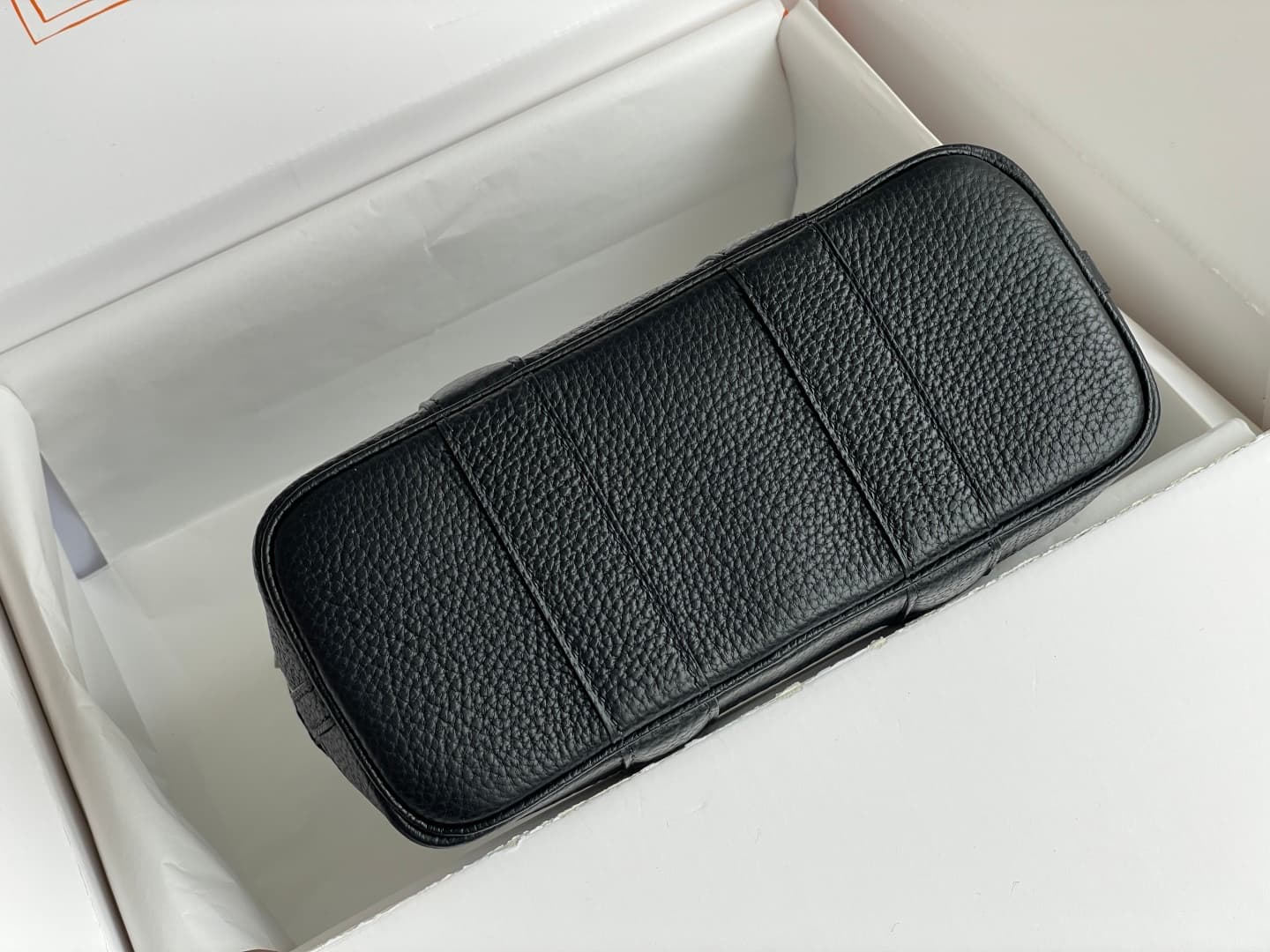 Hermes Garden Party 23 bag in Black Togo Leather With Canvas WAX High