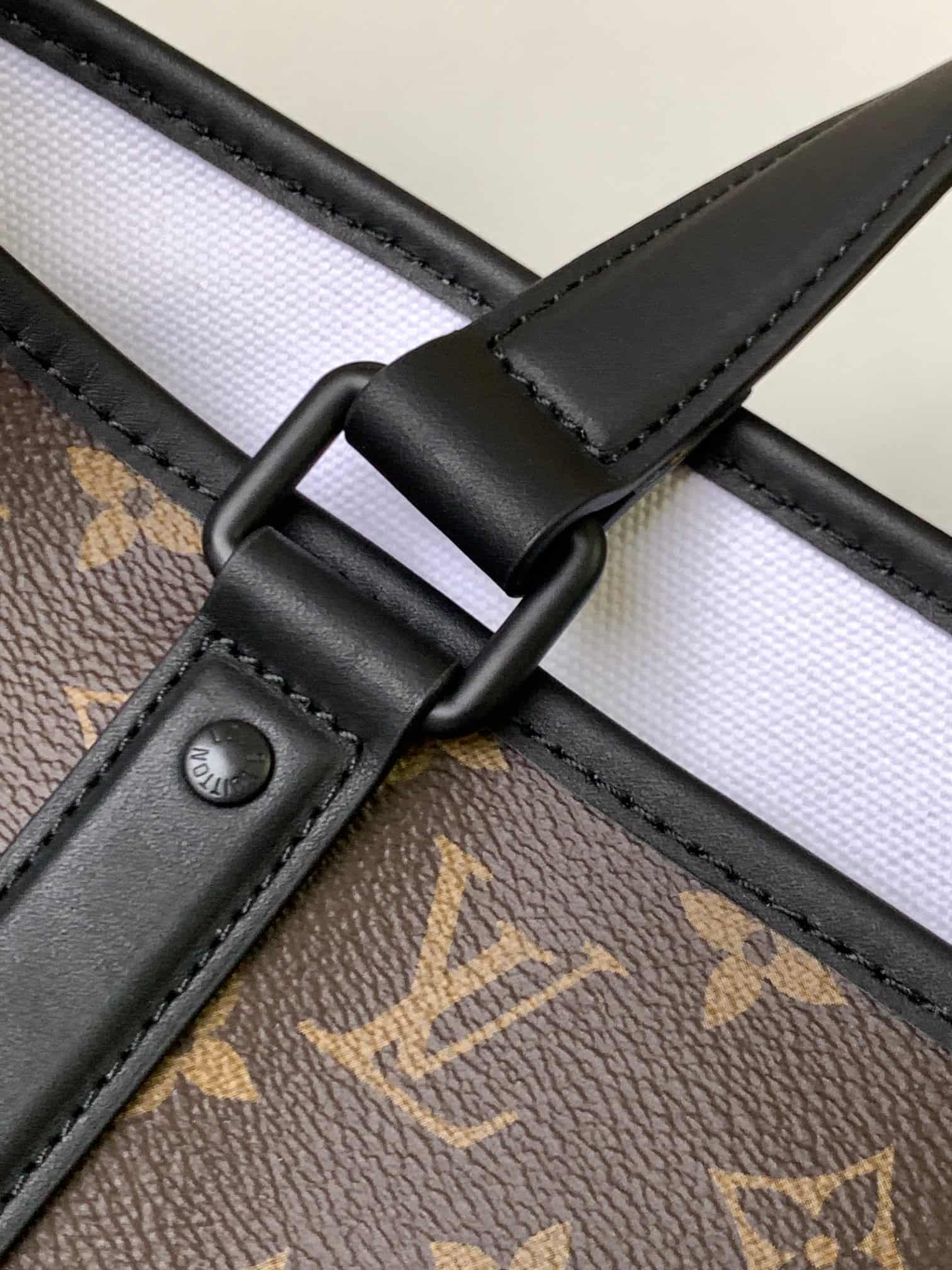 Louis Vuitton Monogram Macassar Weekend Tote M45734 High