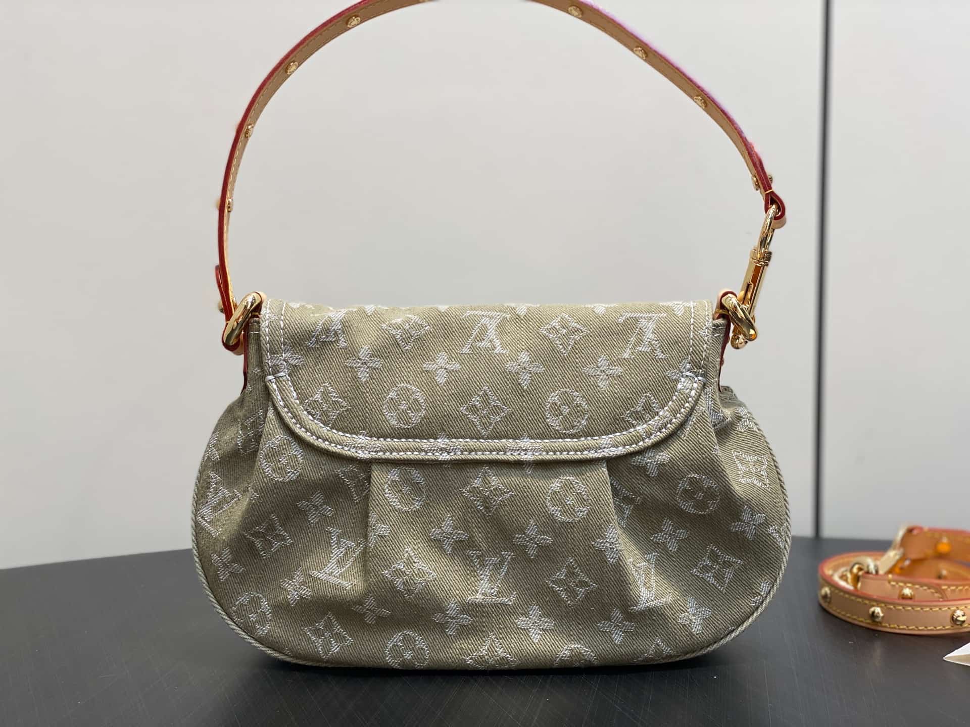 Louis Vuitton Sunset Monogram Khaki Denim M27210 High