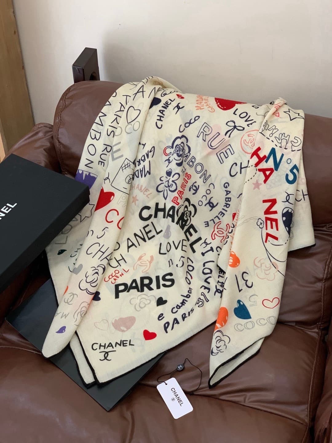Chanel Silk Square Scarf