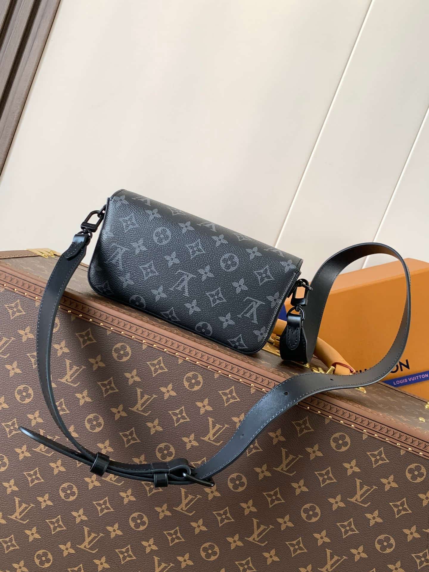 Louis Vuitton Montsouris Wearable Wallet Monogram Eclipse coated canvas M83567 High