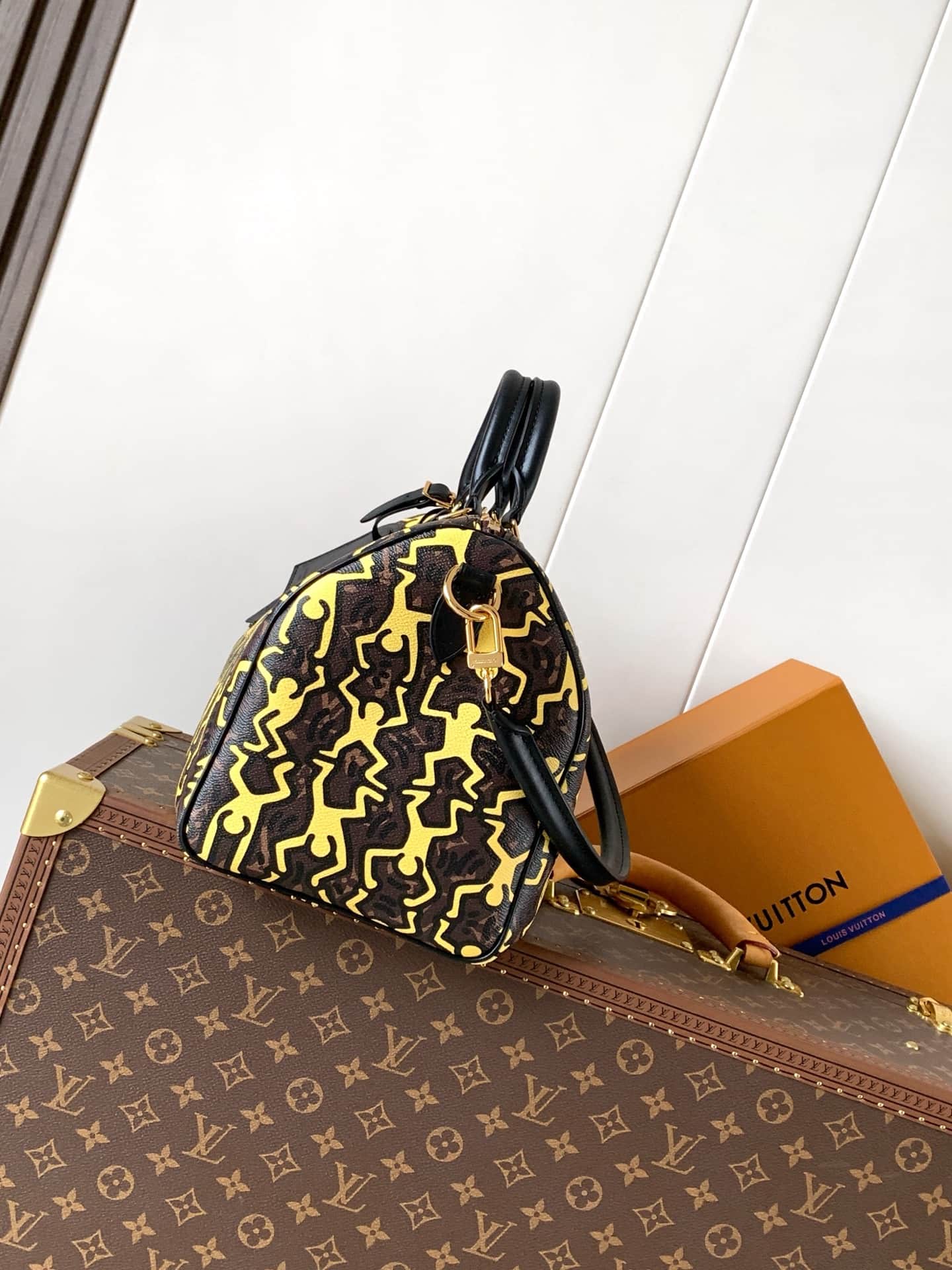 Louis Vuitton  Speedy Soft 30 Monogram Graffiti Art Canvas M15105 High