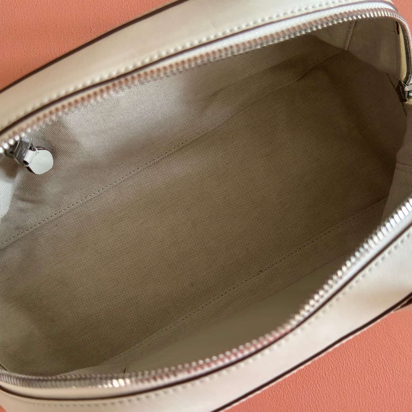 Miu Miu Vivant nappa leather bag Chalk White 5bb199 TOP
