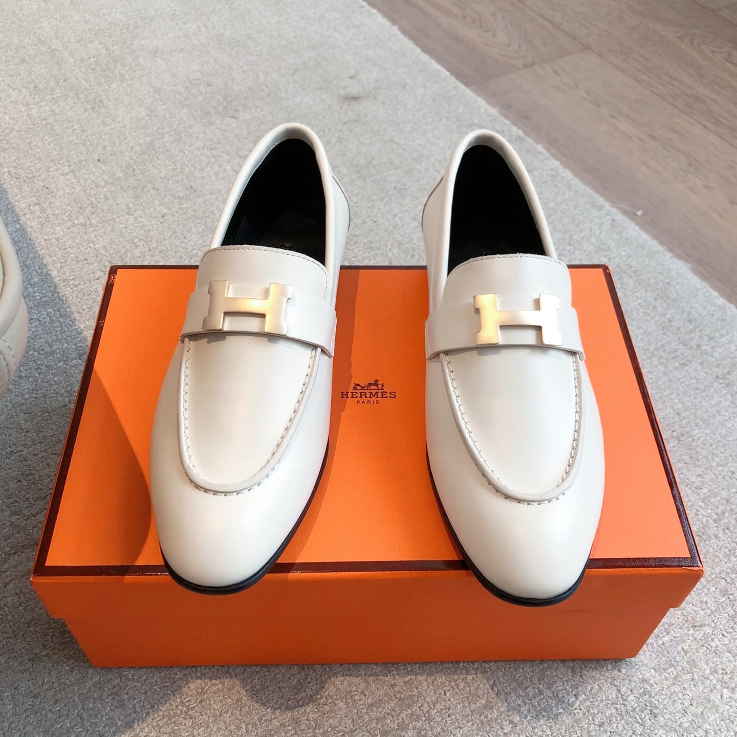 Hermes Paris loafer Shoes Women