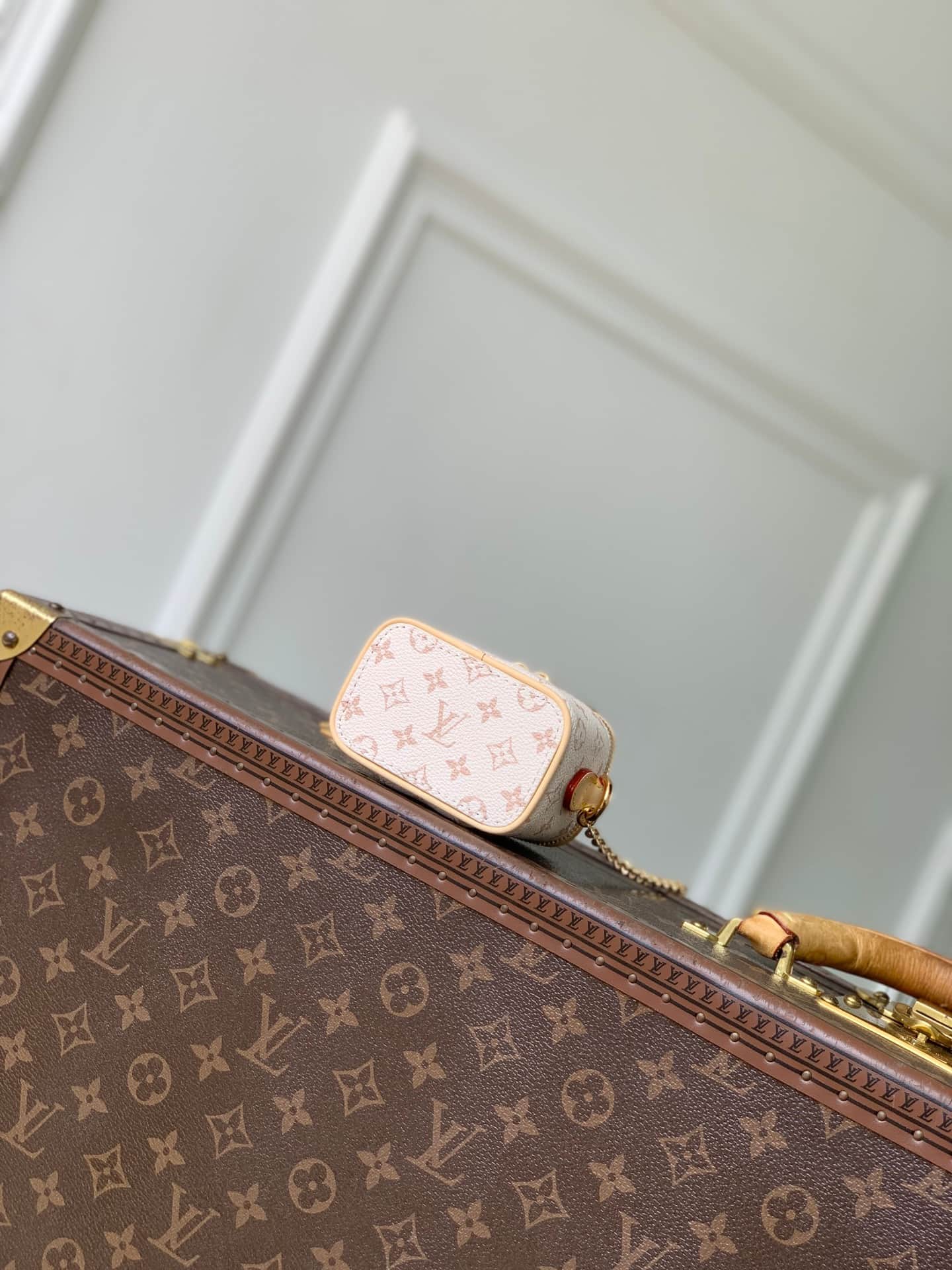 Louis Vuitton Micro Vanity Case Dune Beige Monogram coated canvas M03812 High