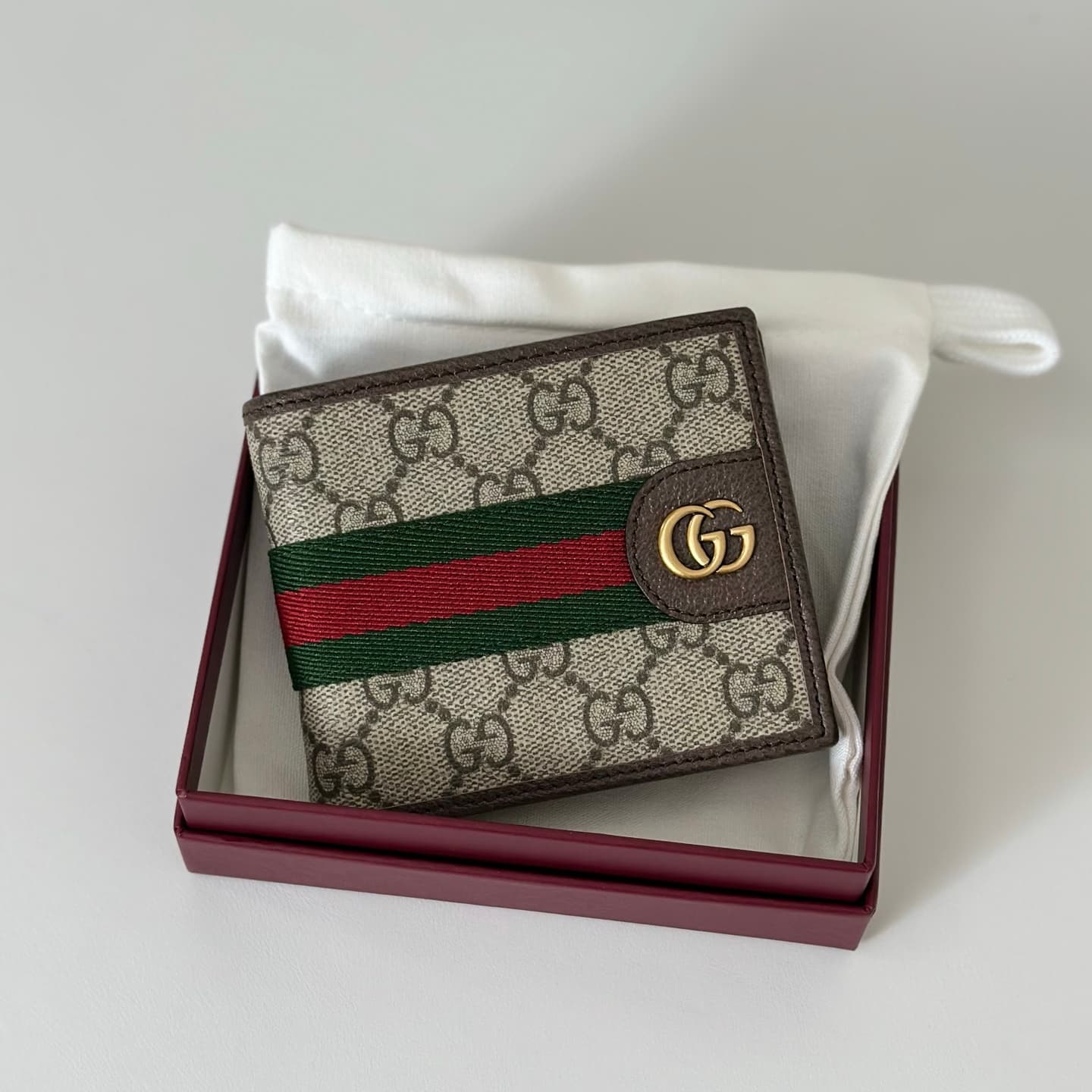 Gucci Ophidia coin wallet Coffee 834792 High