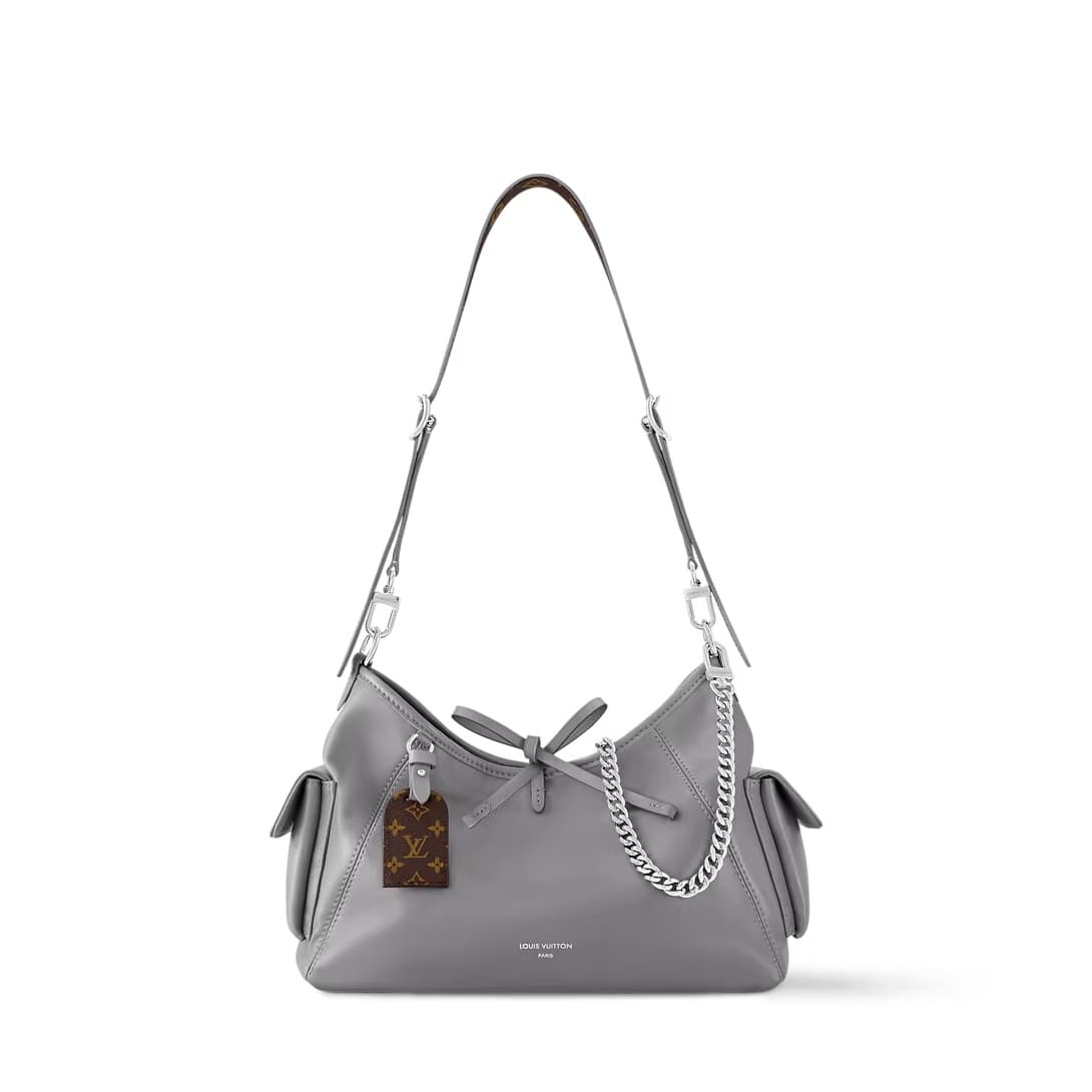Louis Vuitton CarryAll Cargo Vibe PM Trianon Gray Lambskin leather M12579 TOP