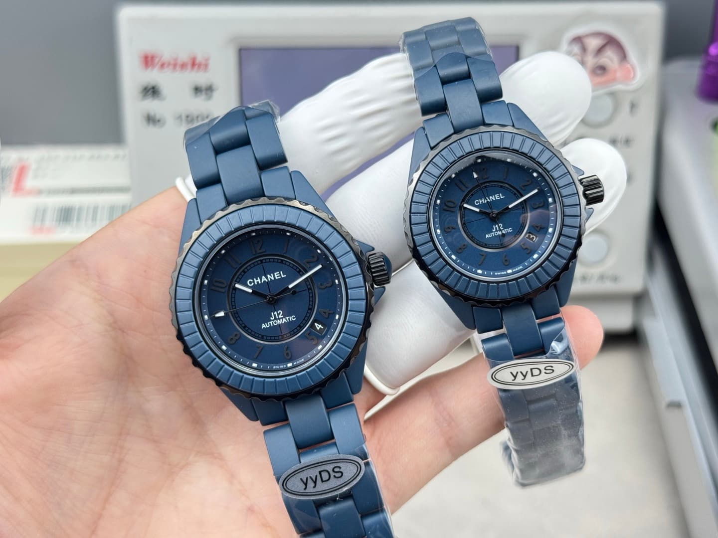 Chanel J12 Matte Blue Ceramic Watch TOP