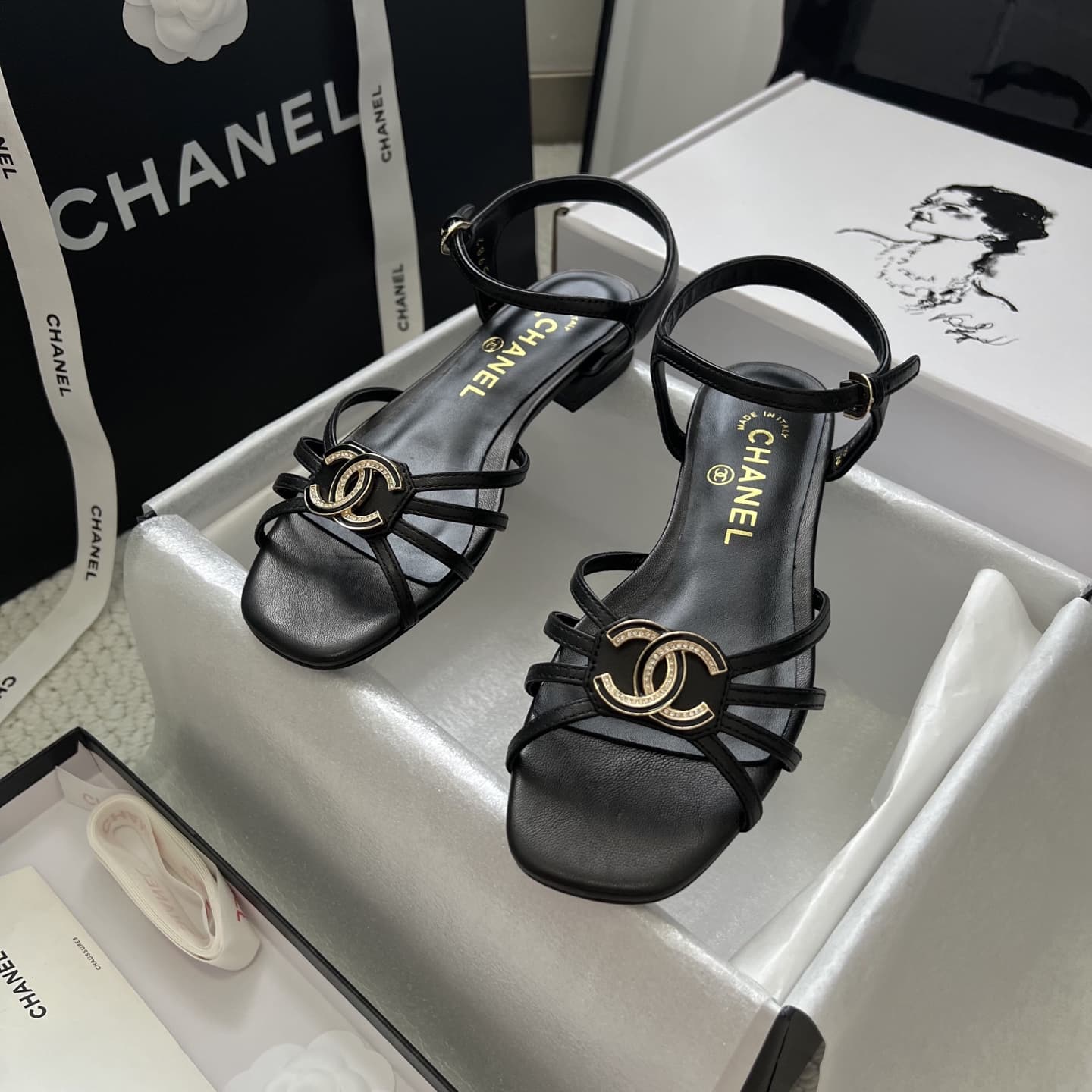 Chanel Sandal Shoes Low  Women