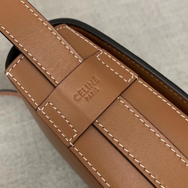 HELOISE CUIR TRIOMPHE BAG IN TRIOMPHE CANVAS AND CALFSKIN High