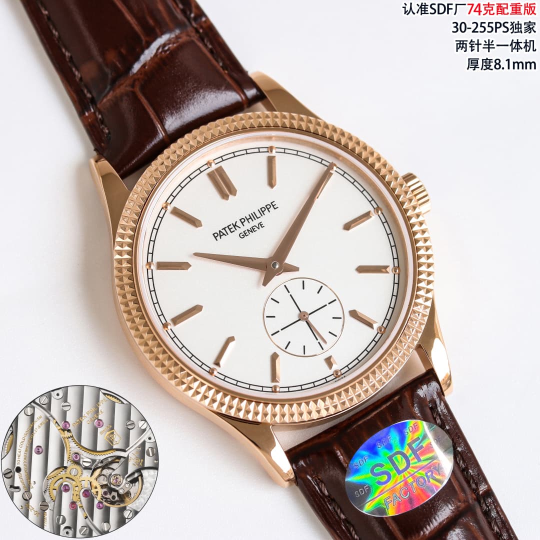 Patek Philippe Calatrava Rose Gold 6119R-001 Watch TOP