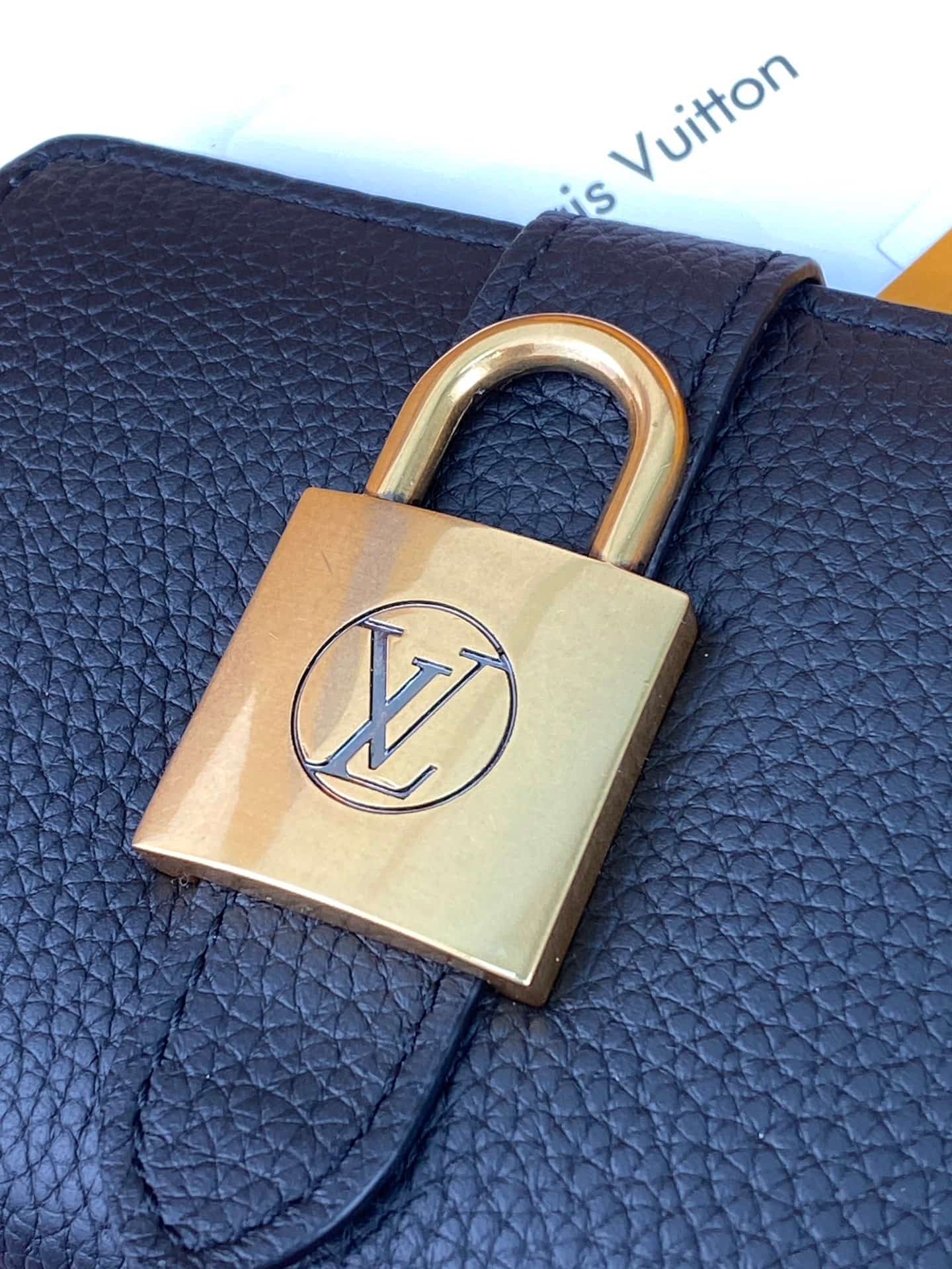 Louis Vuitton Low Key Compact Wallet Black Smooth calfskin M12408 High