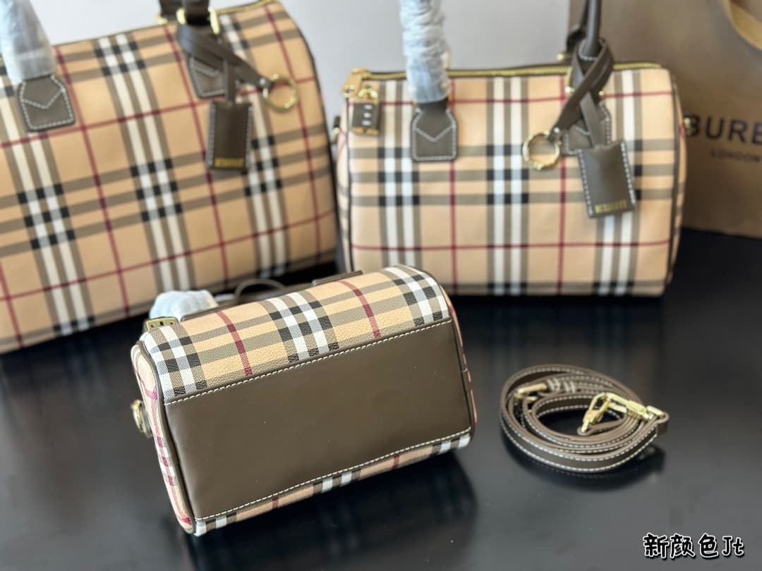 Burberry Check Bowling Bag