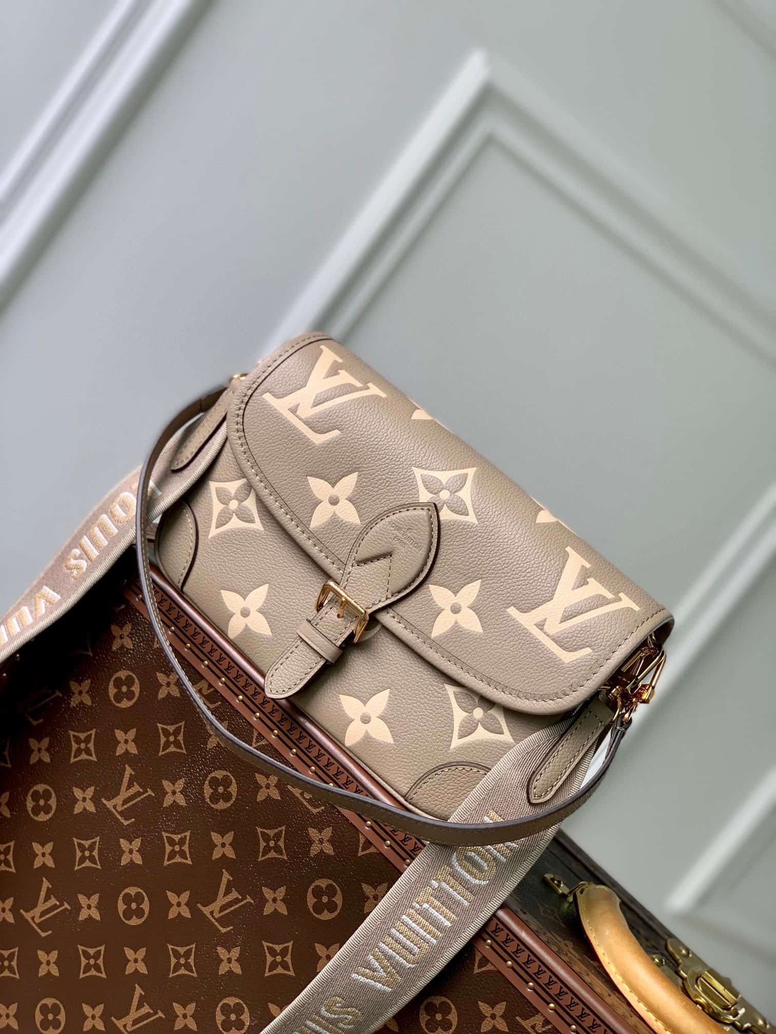 Louis Vuitton Diane Monogram Empreinte Leather M46583 High