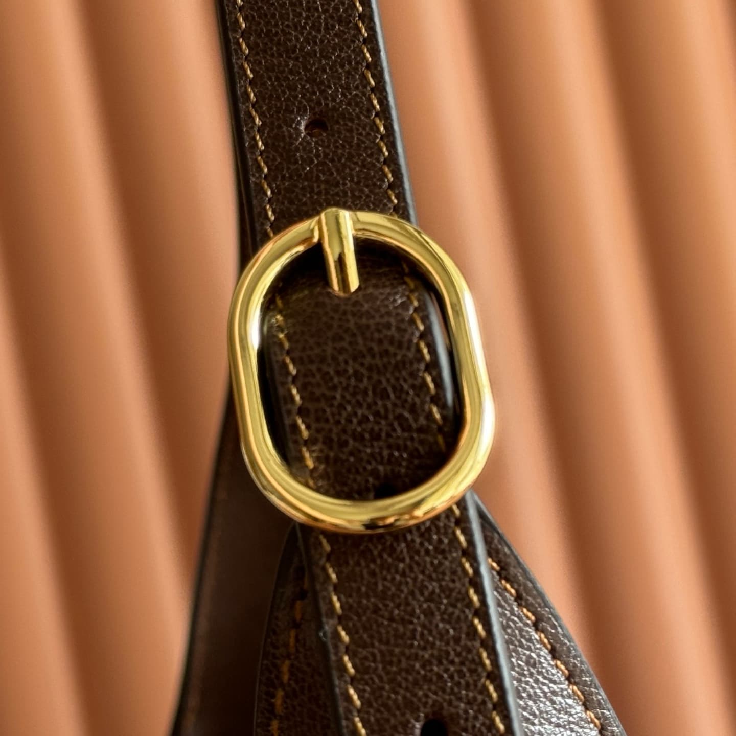 Gucci Jackie 1961 large crossbody bag Sand and dark brown GG canvas ‎863279 High