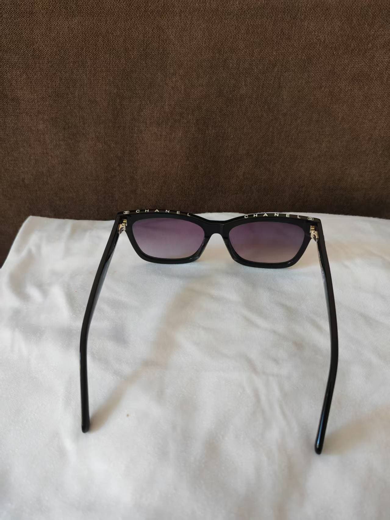 Chanel square polarized sunglasses
