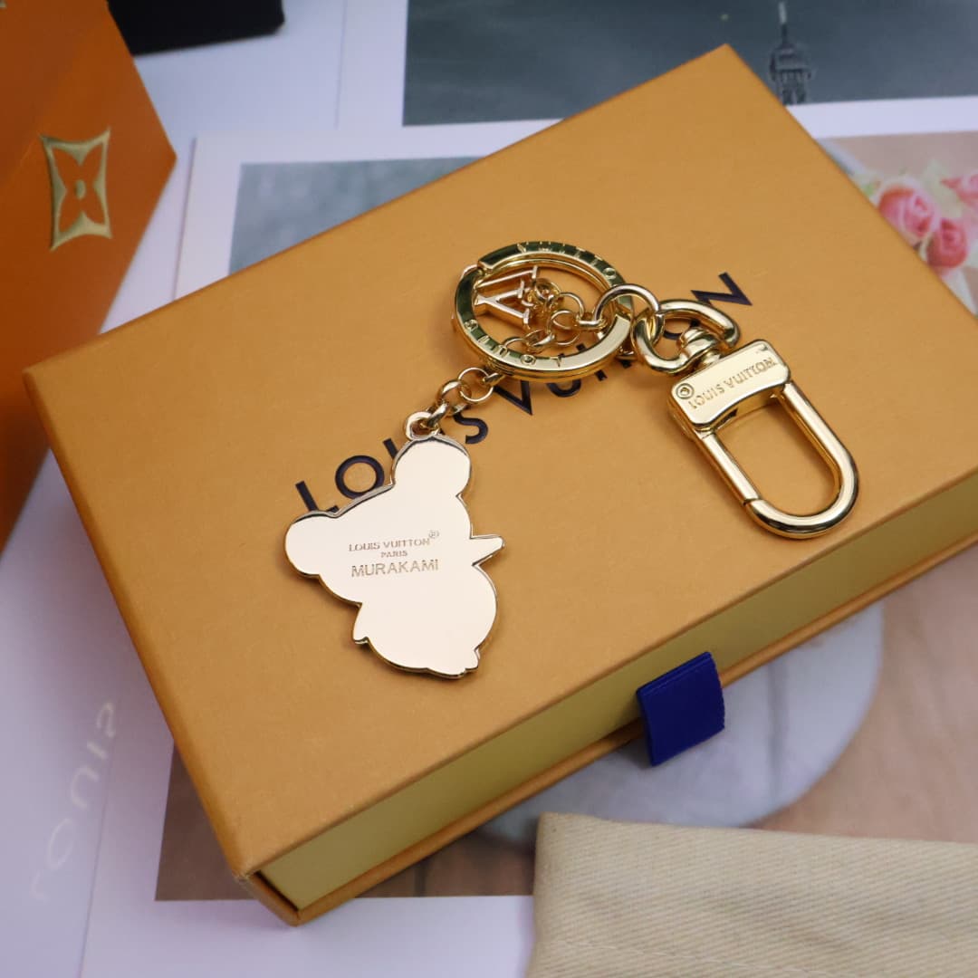 LV x Murakami Superflat Panda Key Holder M02467