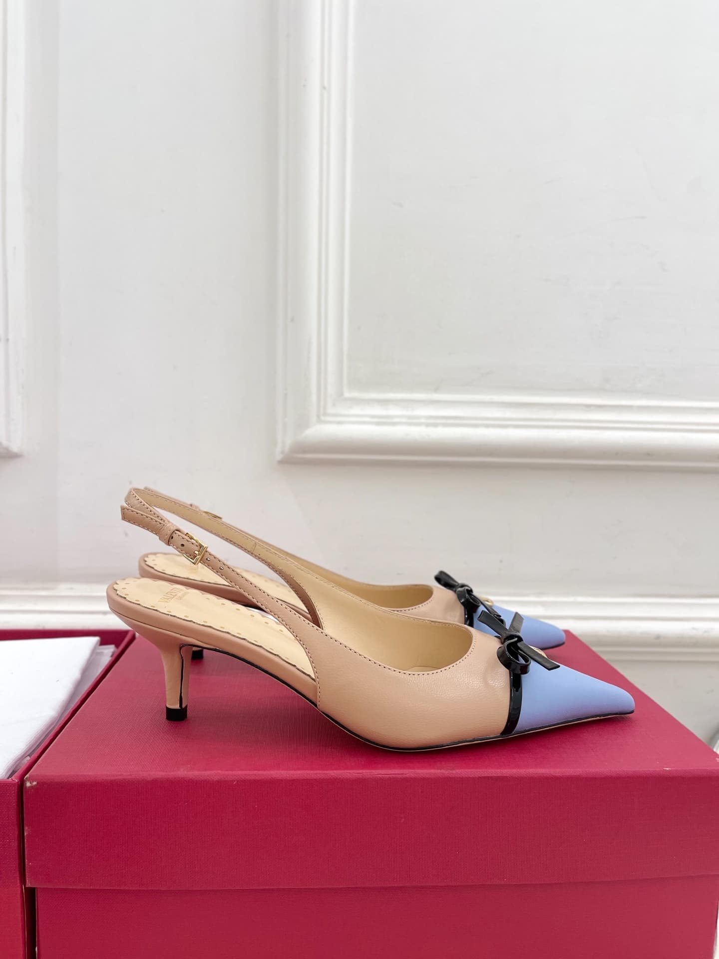 Valentino Bepointy Slingback Pump Shoes Low Women