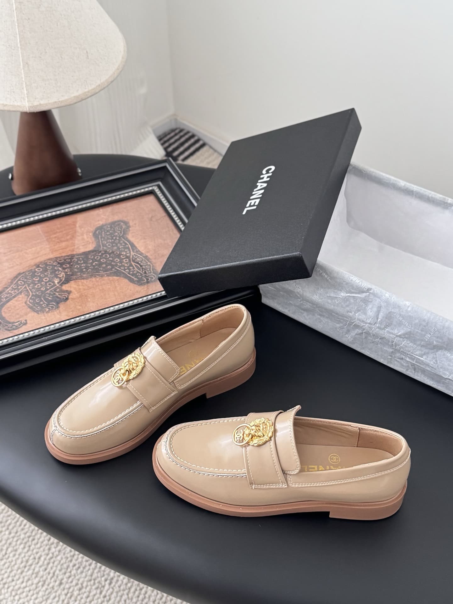 Chanel Patentsuede Loafers shoes Women