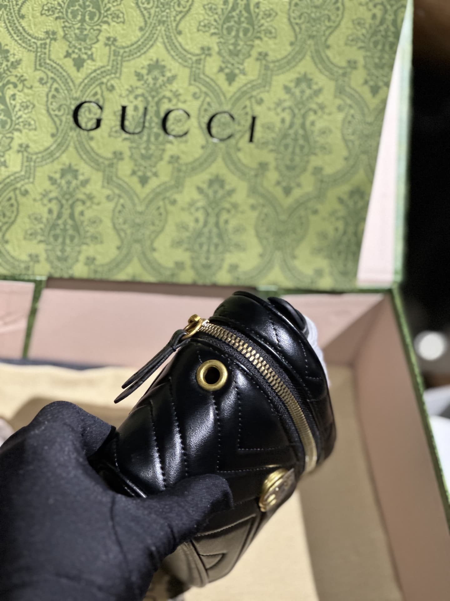 GUCCI GG MARMONT MINI TOP HANDLE BAG 699515