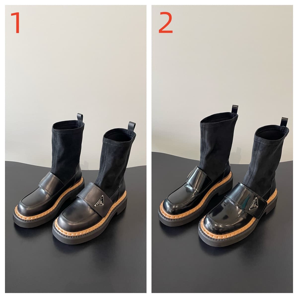Prada Leather Boots Shoes Women