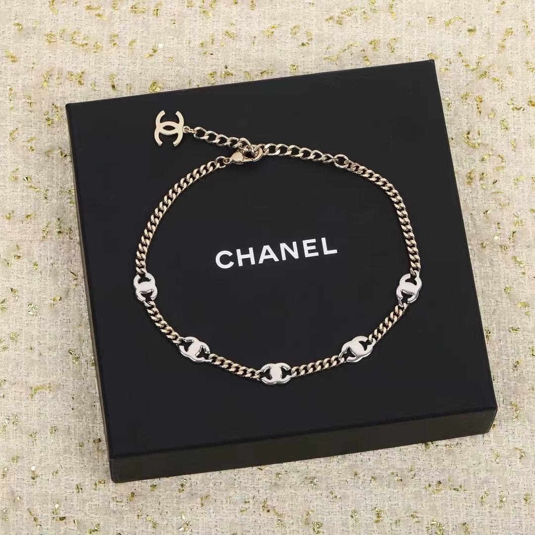Chanel  Strass Choker Necklace High