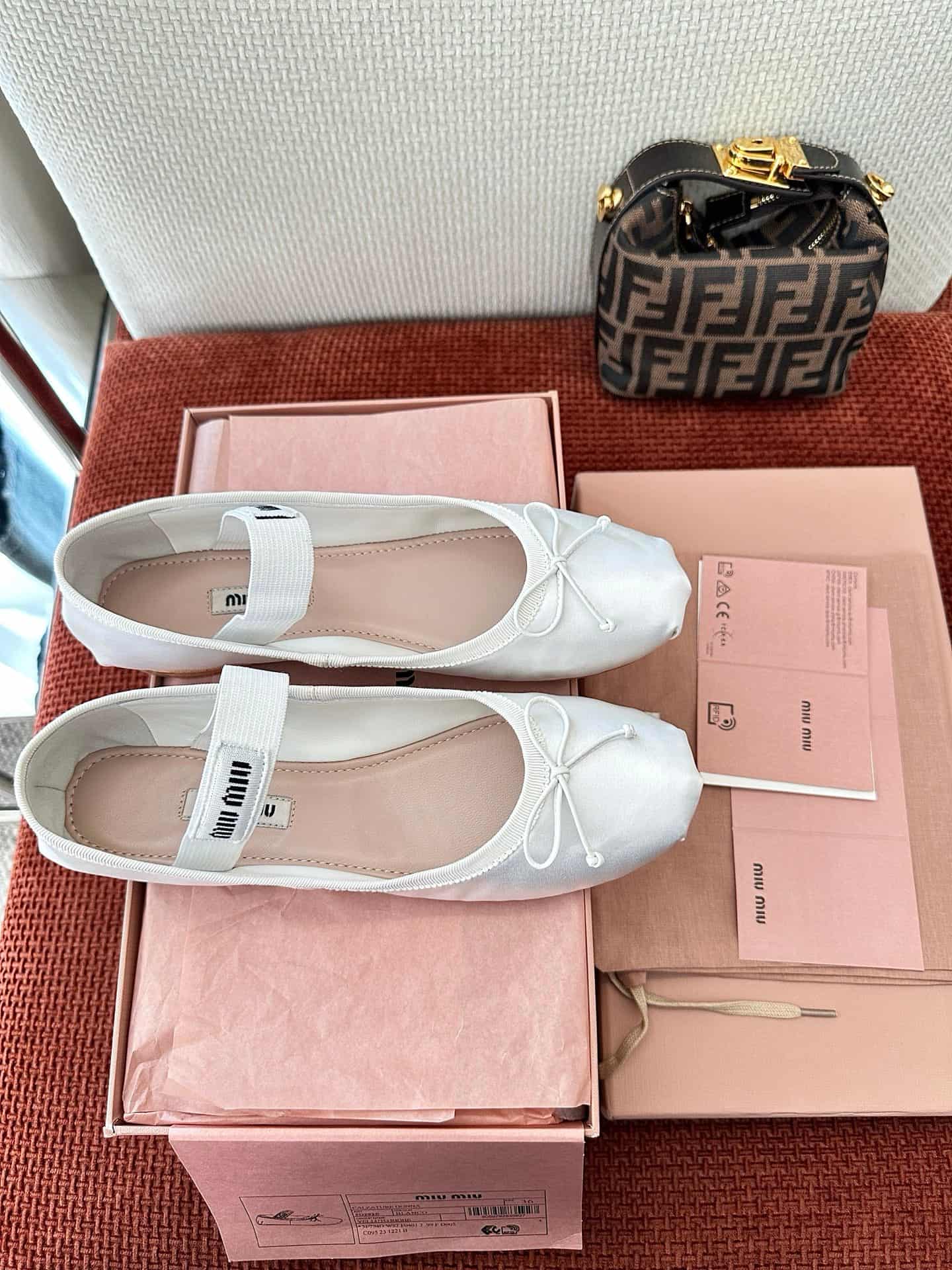 Miu Miu Ballet Flat Shoes Women
