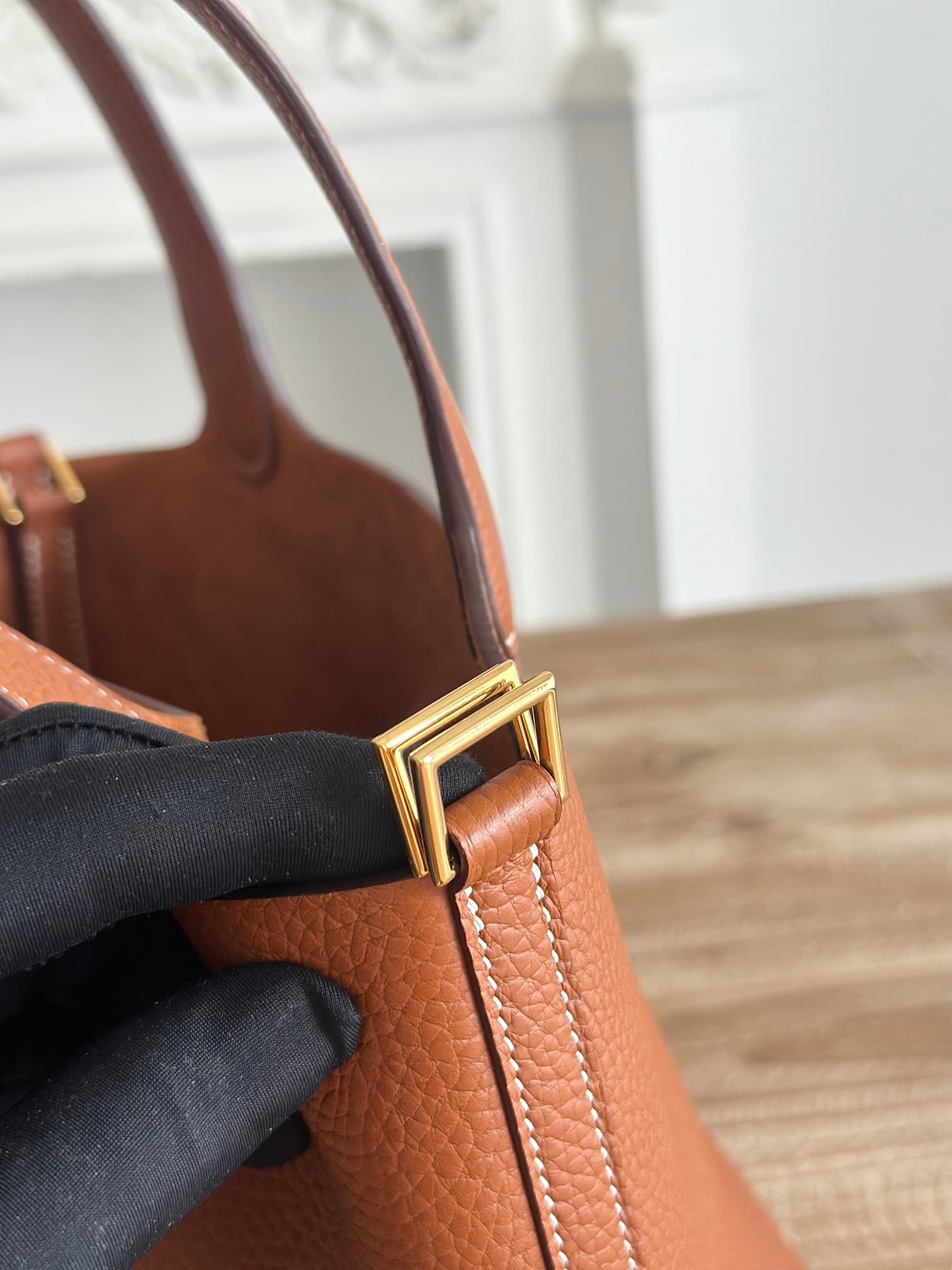 Hermès Picotin Lock 18 Bucket Bag TC Leather Silver Metal Gold Wax High