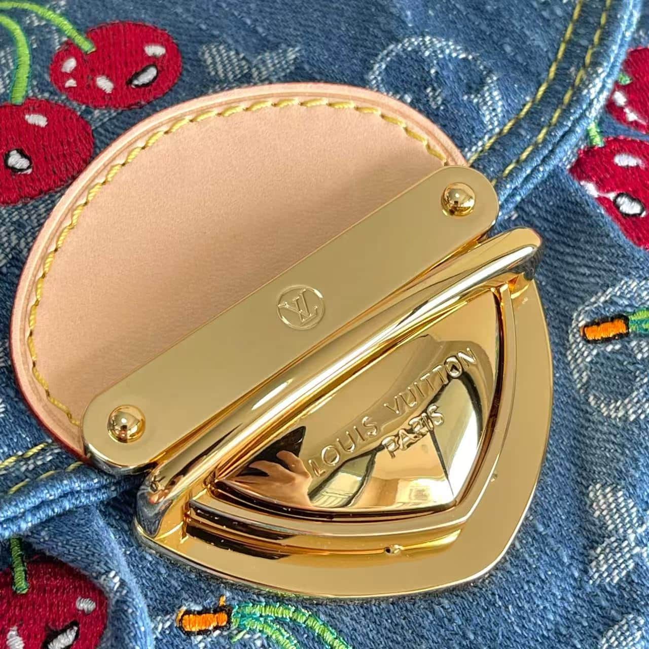 Louis Vuitton x Murakami Sunset Monogram cherry denim M13680 High