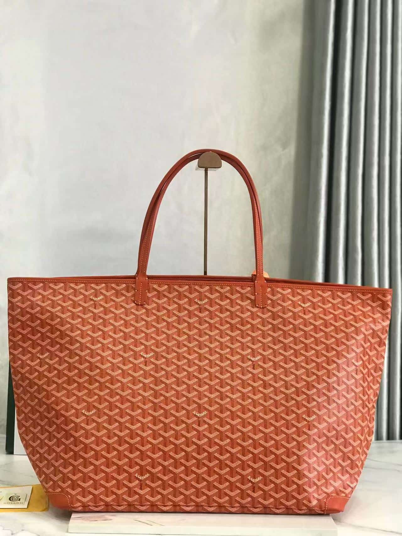 Saint Louis GM Bag Goyardine Canvas & Chevroches Calfskin High
