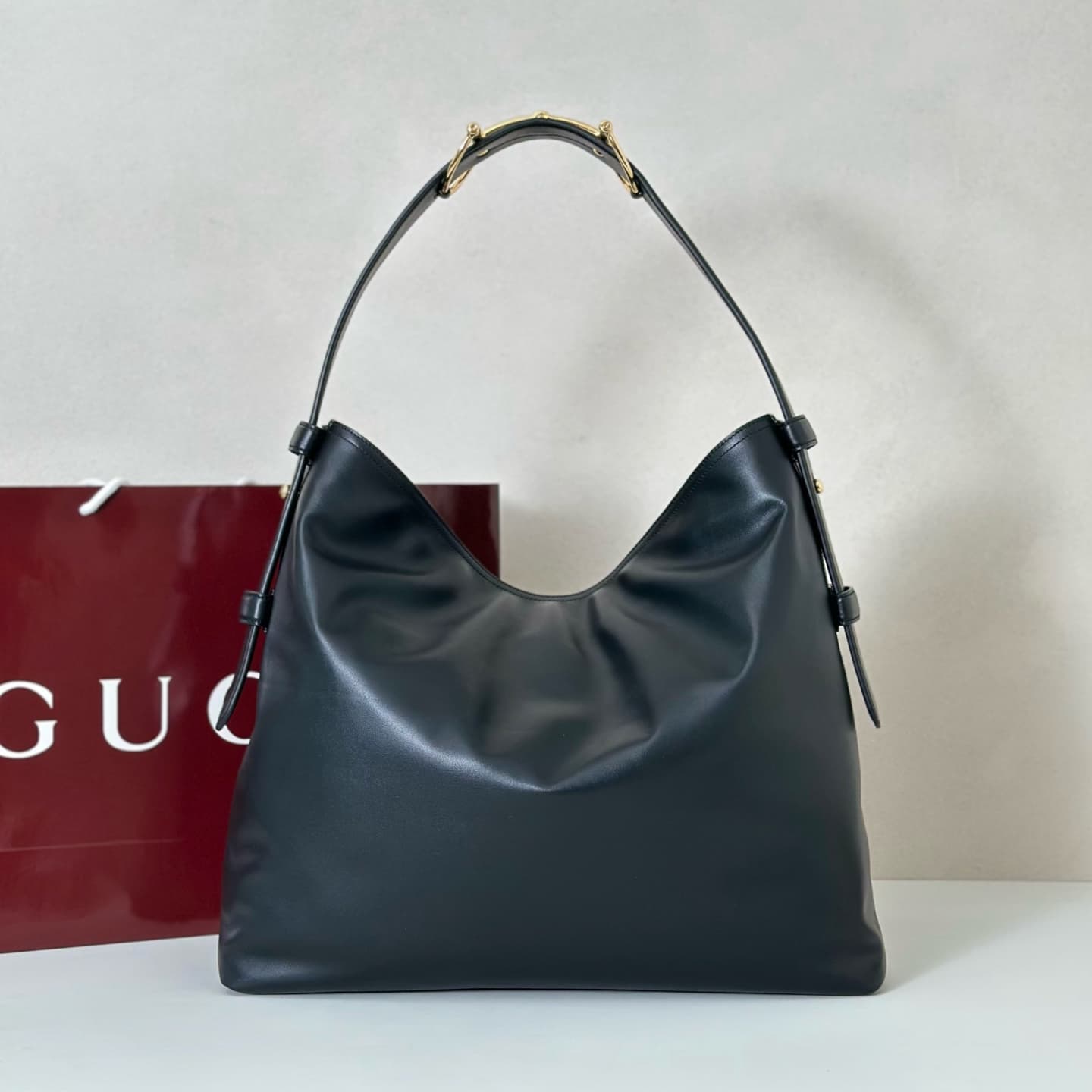 Gucci Beatrix large tote bag 850546 black leather High